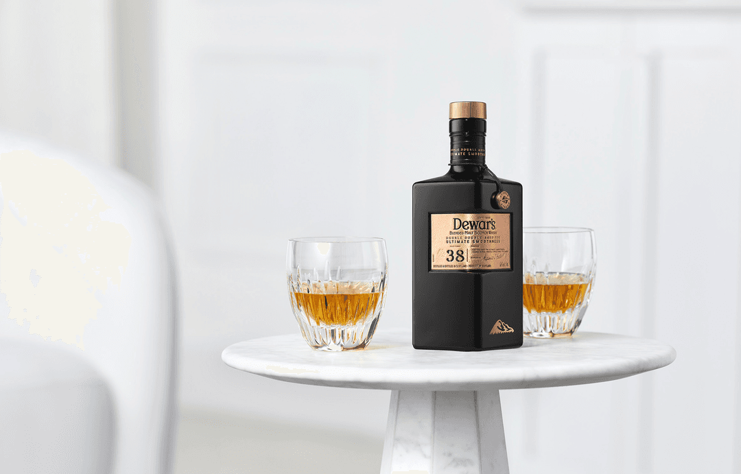 DEWAR’S DOUBLE DOUBLE 38 YEAR OLD BLENDED MALT SCOTCH WHISKY