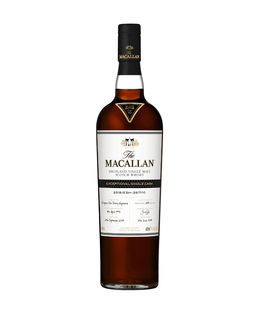 MACALLAN EXCEPTIONAL CASK 2018/ESH-3917/10