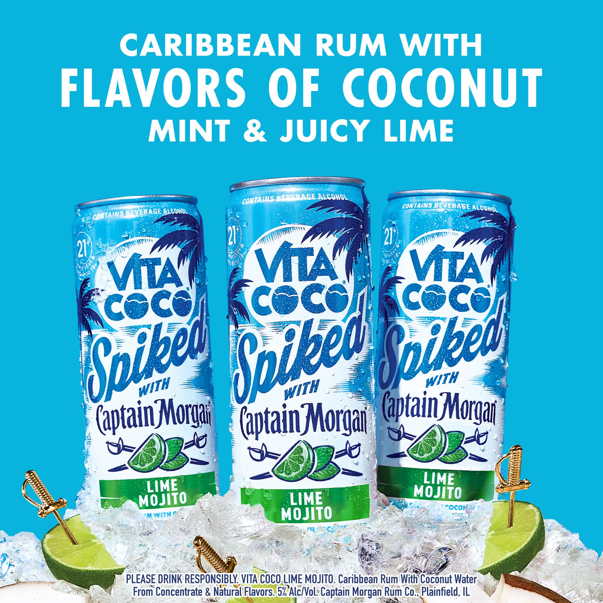 VITA COCO SPIKED WITH CAPTAIN MORGAN LIME MOJITO