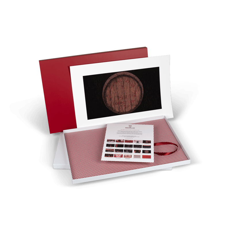 THE MACALLAN RED COLLECTION ART PRINTS, OLD CASK END