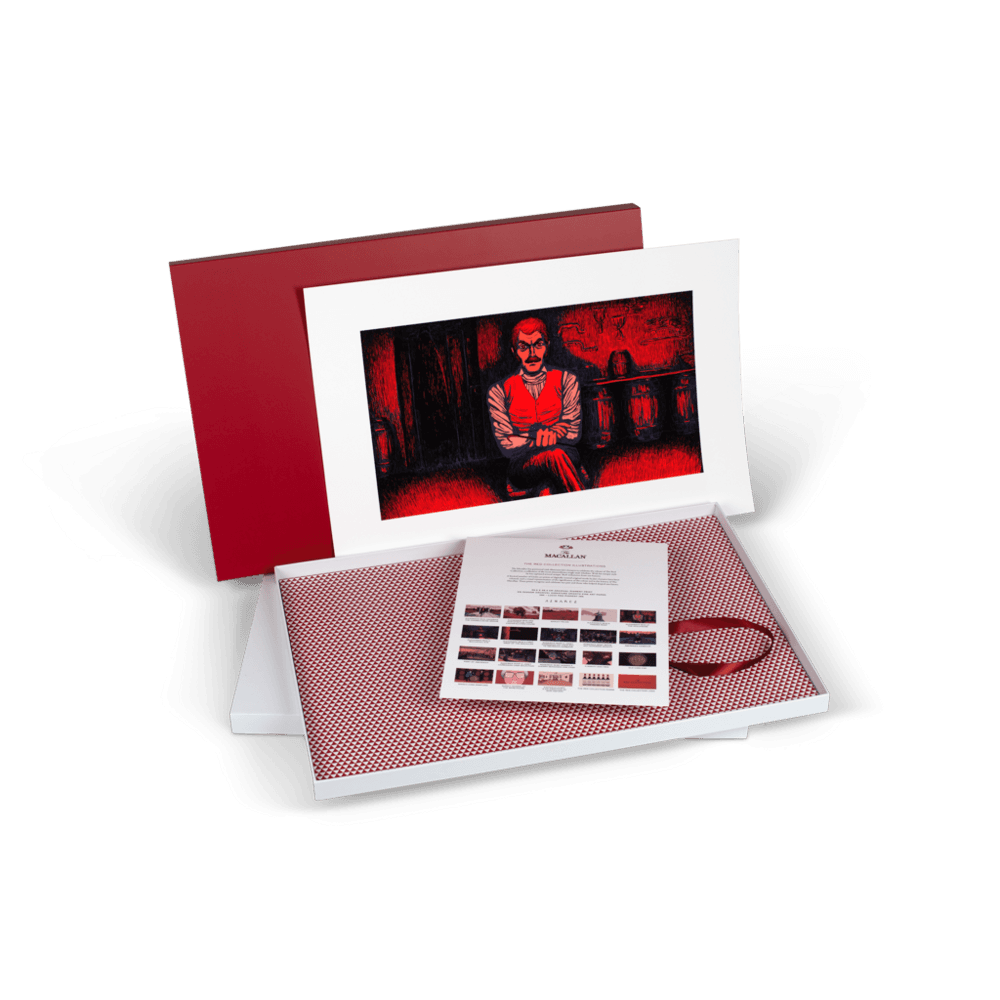 THE MACALLAN RED COLLECTION ART PRINTS, ALEXANDER REID AT THE STILLHOUSE