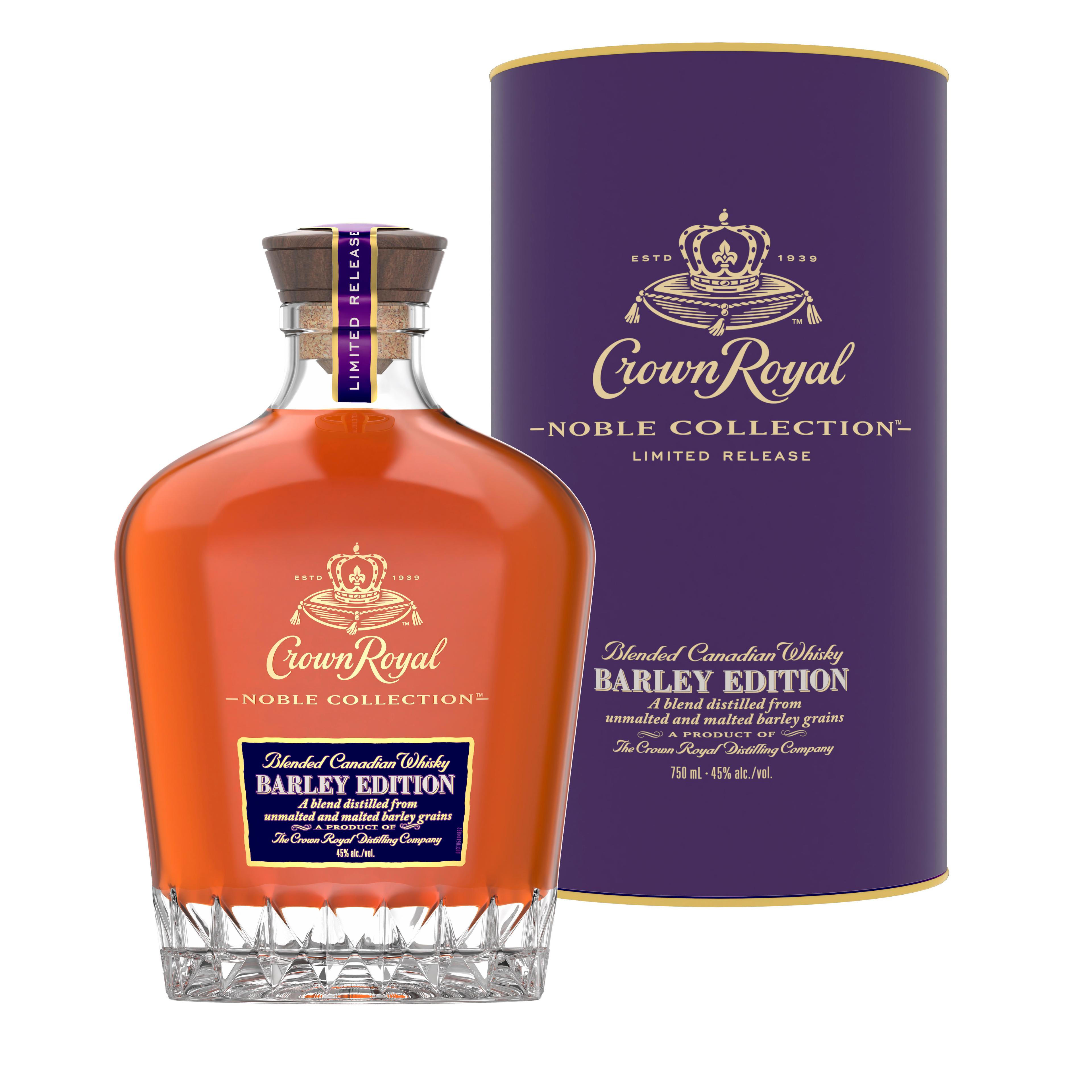 CROWN ROYAL NOBLE COLLECTION BARLEY EDITION BLENDED CANADIAN WHISKY