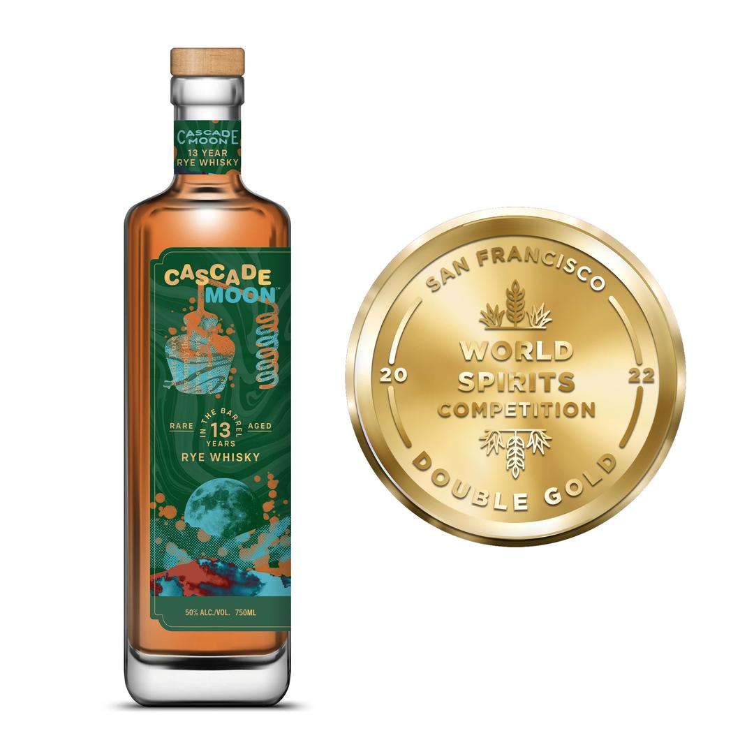 CASCADE MOON 13 YEAR OLD RYE WHISKY