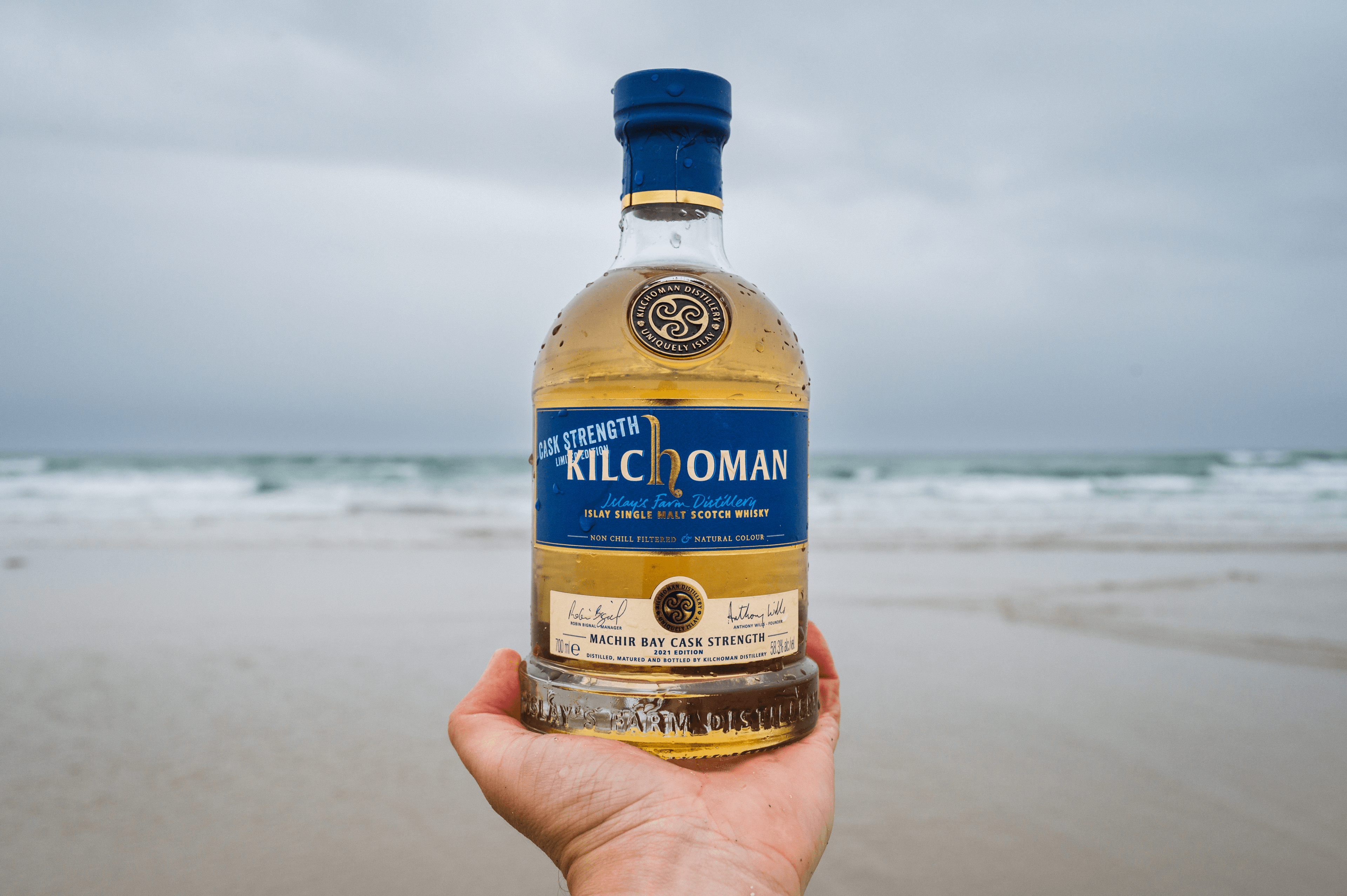 KILCHOMAN MACHIR BAY CASK STRENGTH ISLAY SINGLE MALT SCOTCH WHISKEY