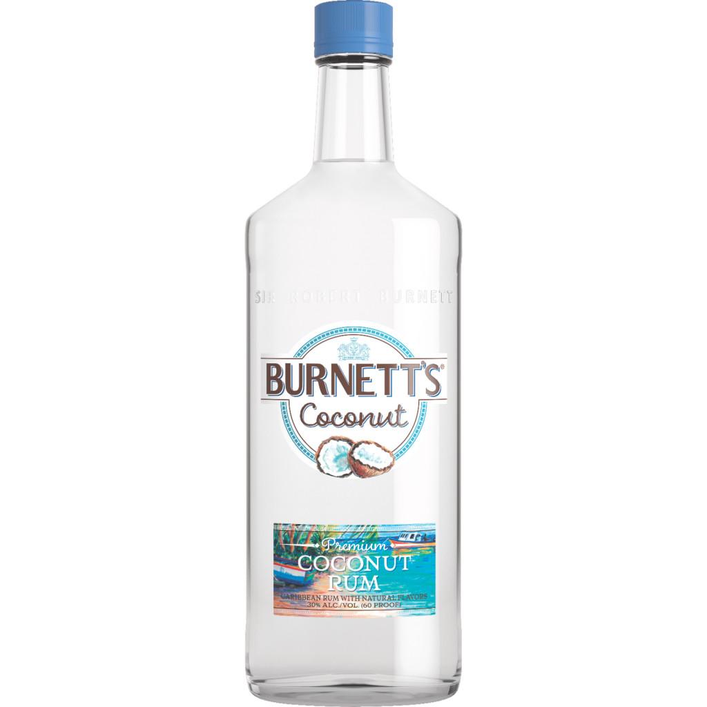 BURNETT'S COCONUT FLAVORED RUM