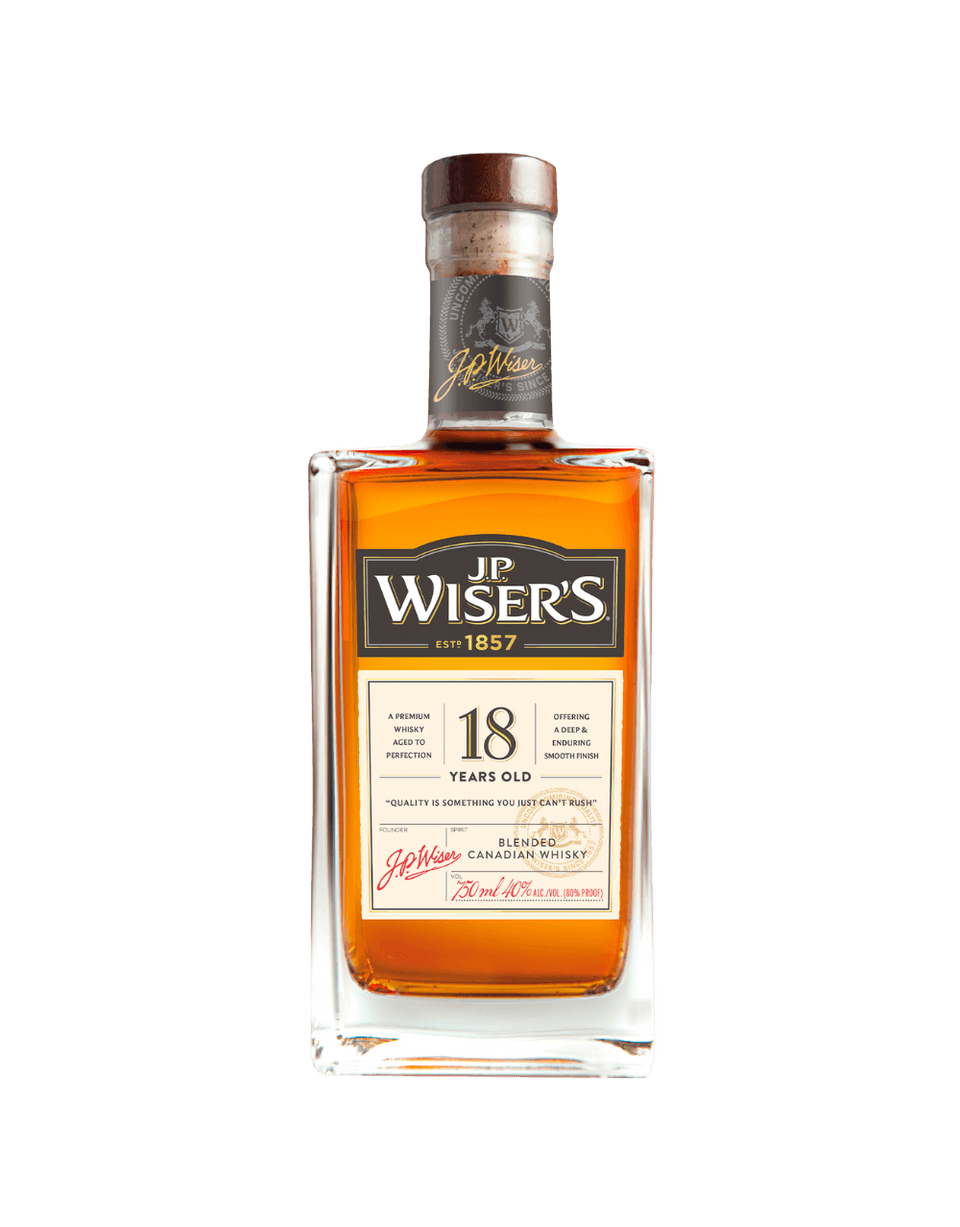 J.P. WISER'S 18 YEAR OLD CANADIAN WHISKY