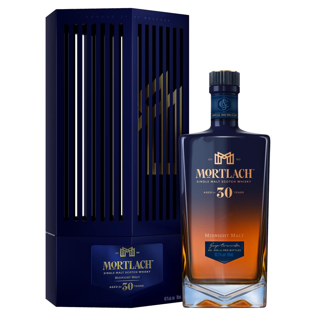 MORTLACH 30-YEAR-OLD MIDNIGHT MALT SCOTCH WHISKEY