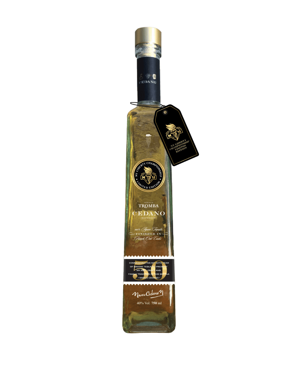 TEQUILA TROMBA CEDANO REPOSADO - NY LIBERTY CHAMPIONSHIP EDITION 2024