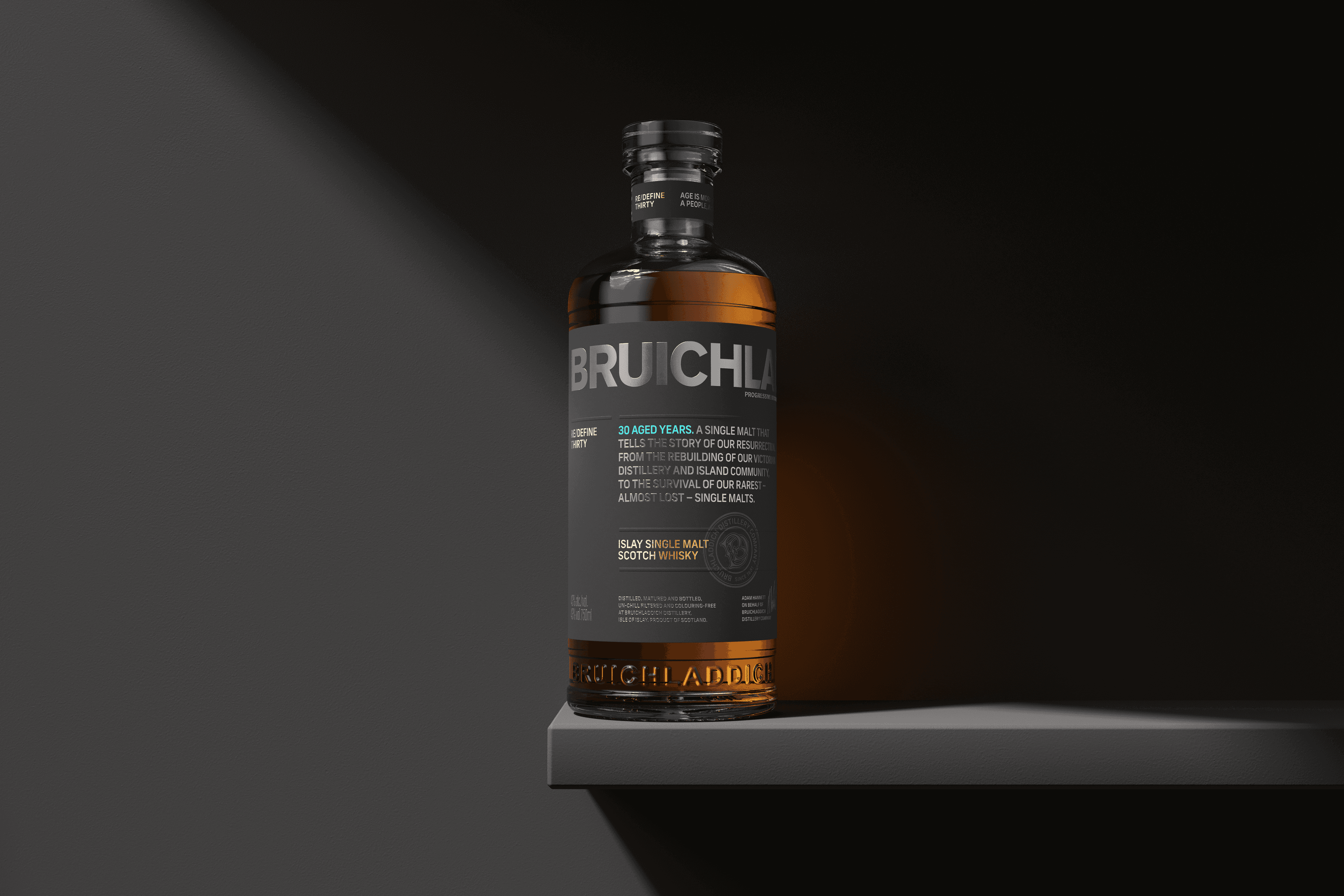 BRUICHLADDICH® THIRTY SINGLE MALT SCOTCH WHISKY