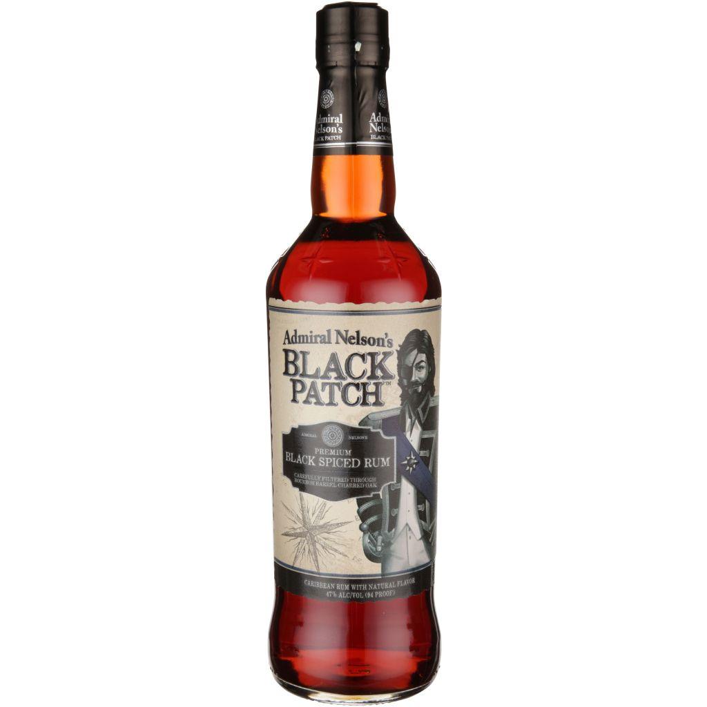 ADMIRAL NELSON'S BLACK SPICED RUM BLACK PATCH