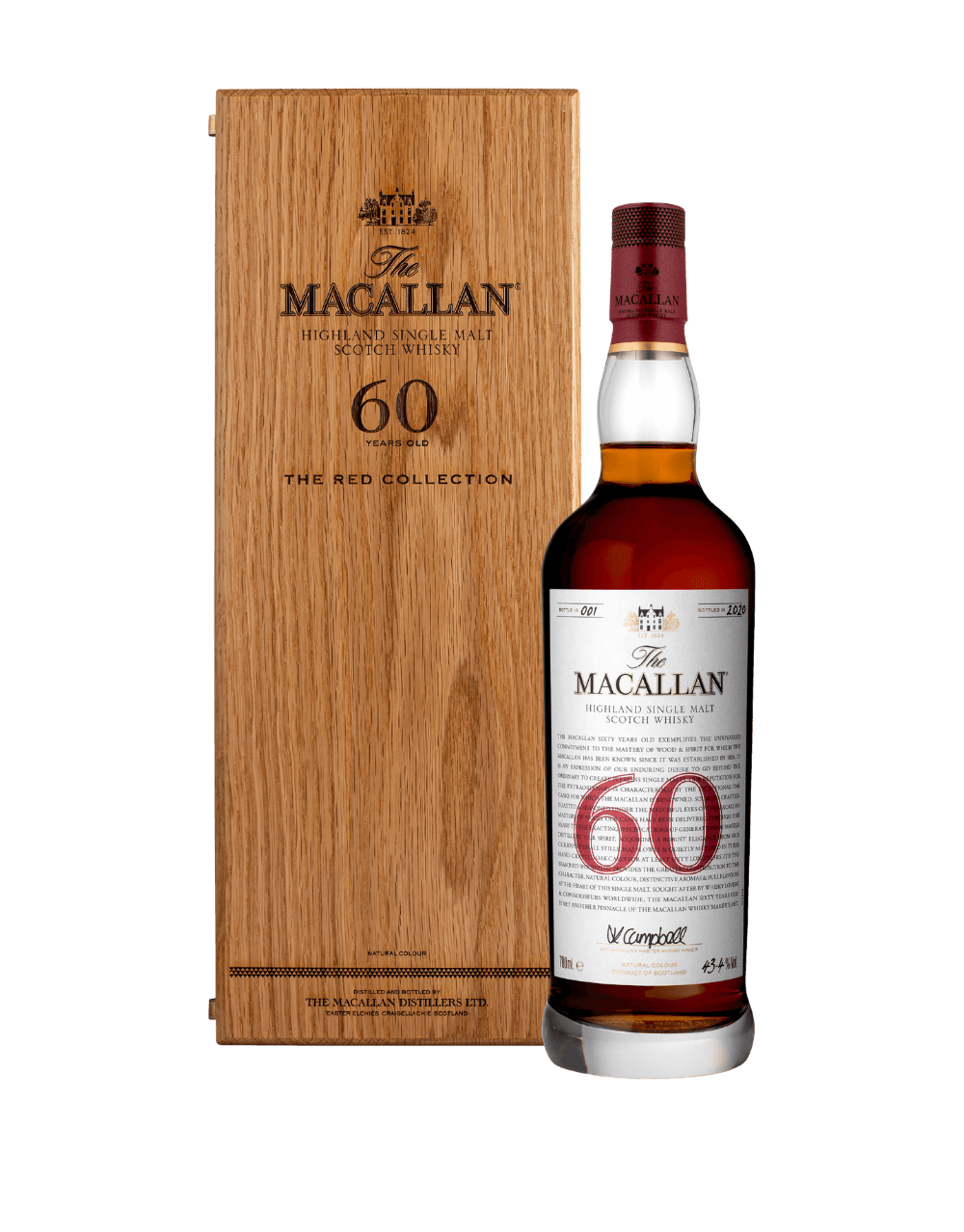 THE MACALLAN RED COLLECTION 60 YEARS OLD