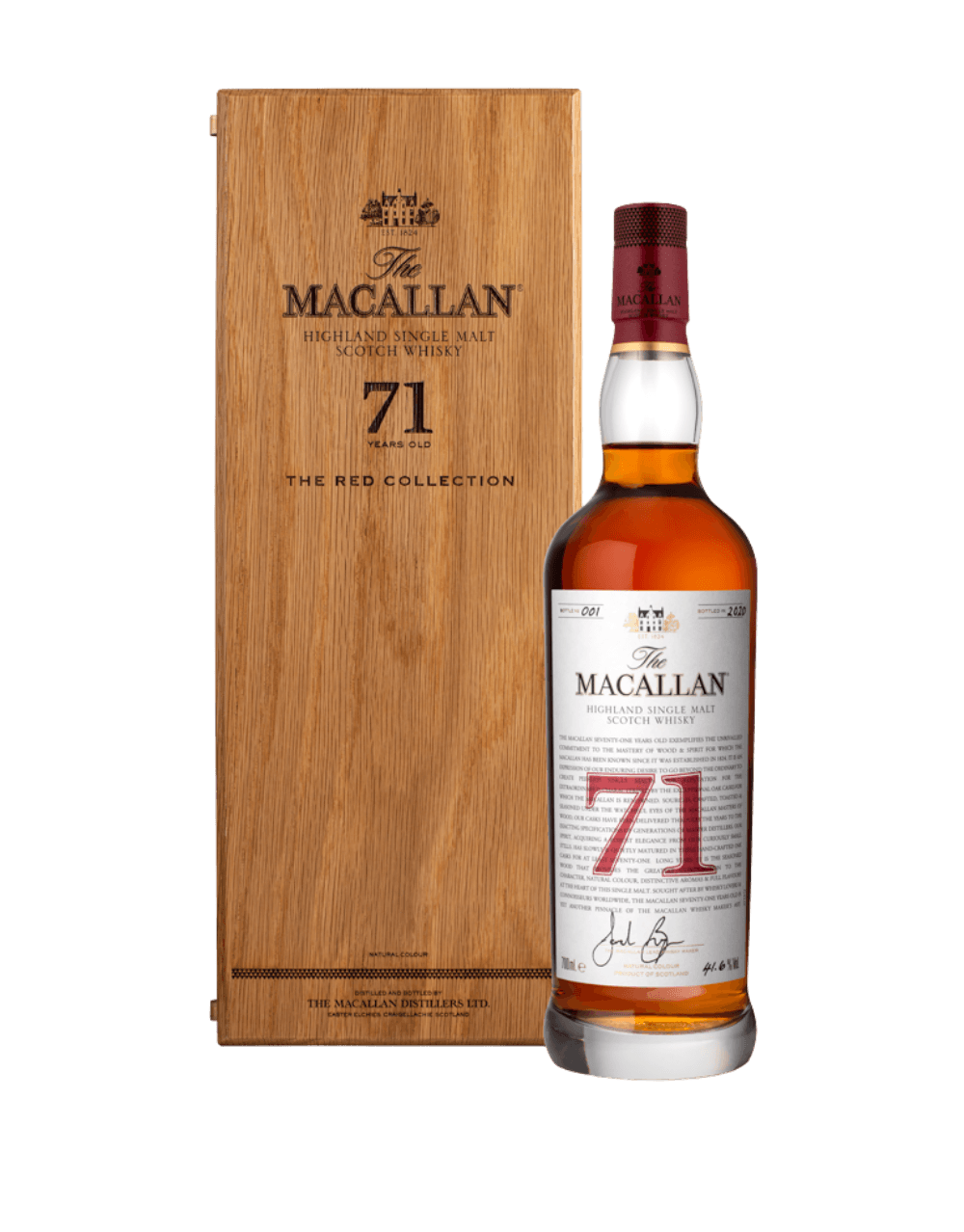 THE MACALLAN RED COLLECTION 71 YEARS OLD
