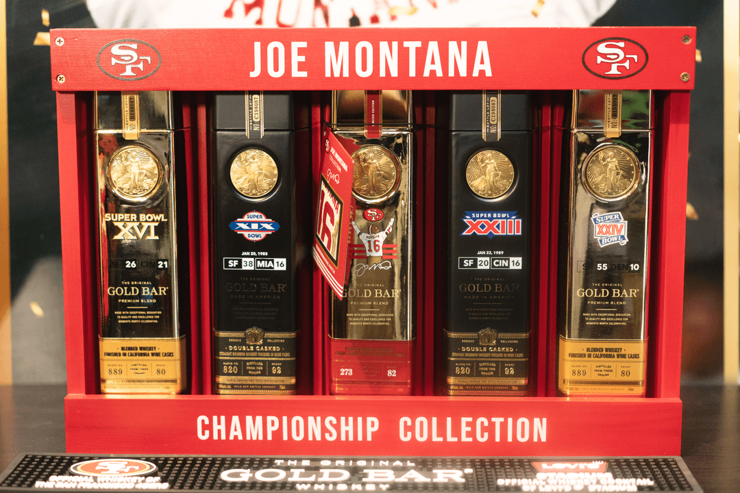 Gold Bar® Whiskey Joe Montana Championship Collection