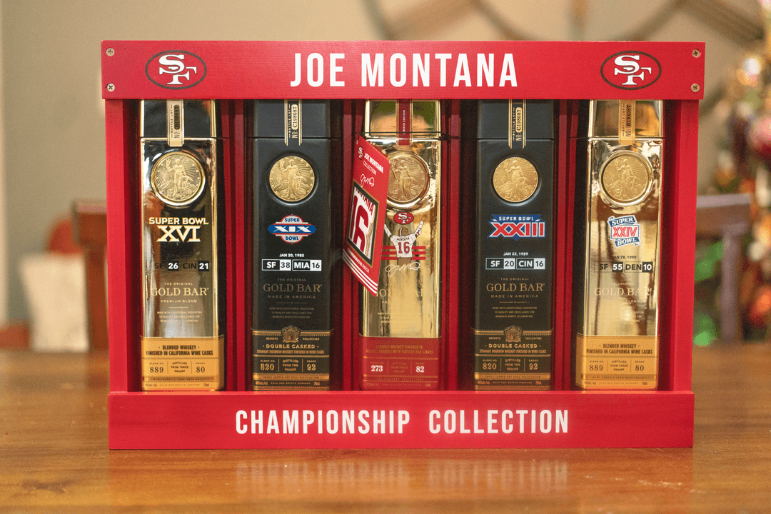 Gold Bar® Whiskey Joe Montana Championship Collection