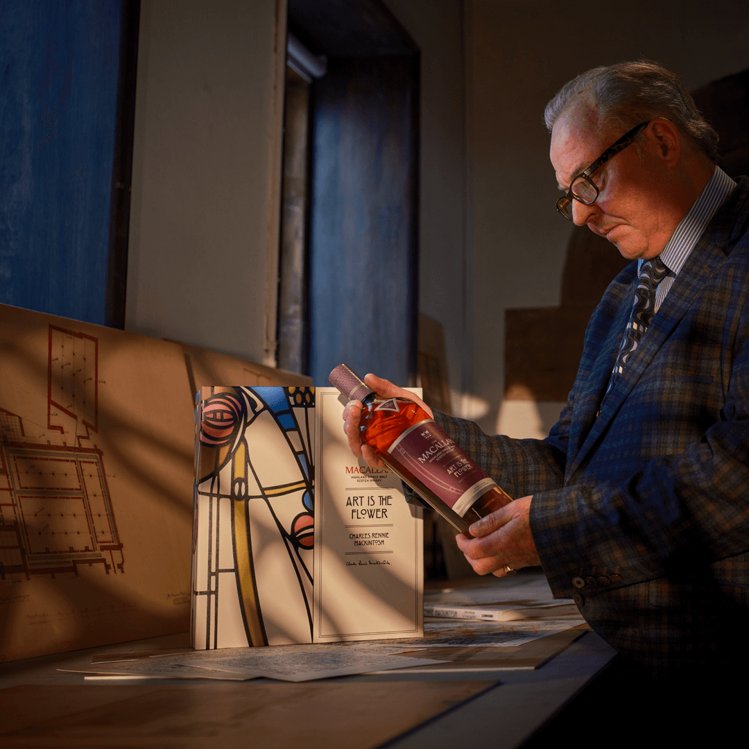 THE MACALLAN ART IS THE FLOWER SCOTCH WHISKY