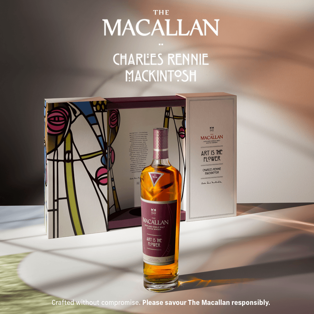 THE MACALLAN ART IS THE FLOWER SCOTCH WHISKY