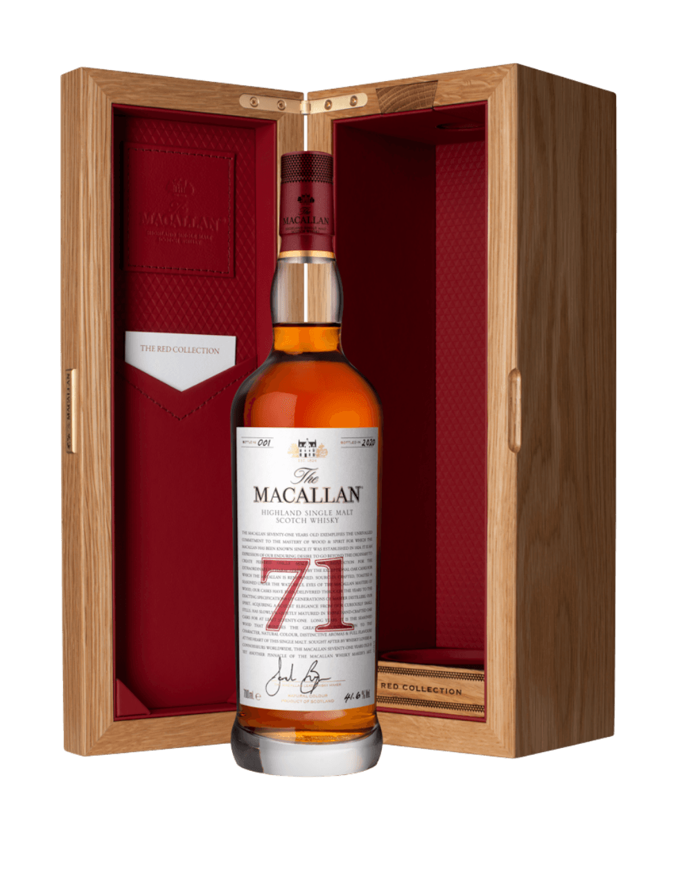 THE MACALLAN RED COLLECTION 71 YEARS OLD