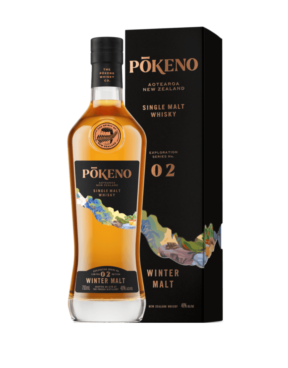 Pōkeno Exploration Series Winter Malt Single Malt Whisky