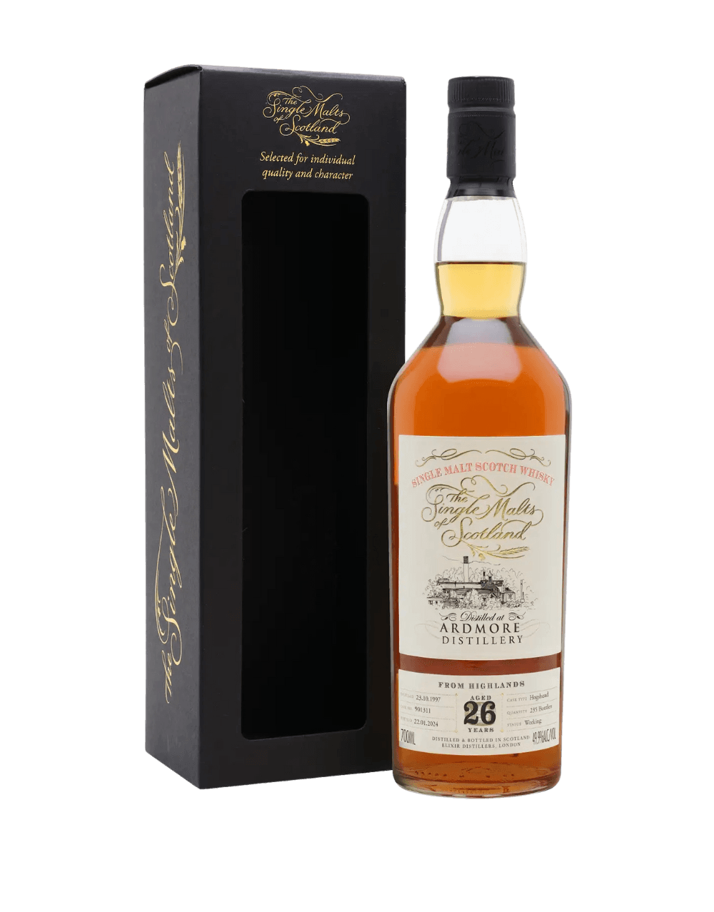 Single Malts Of Scotland 1997 26 Year Old Ardmore Cask