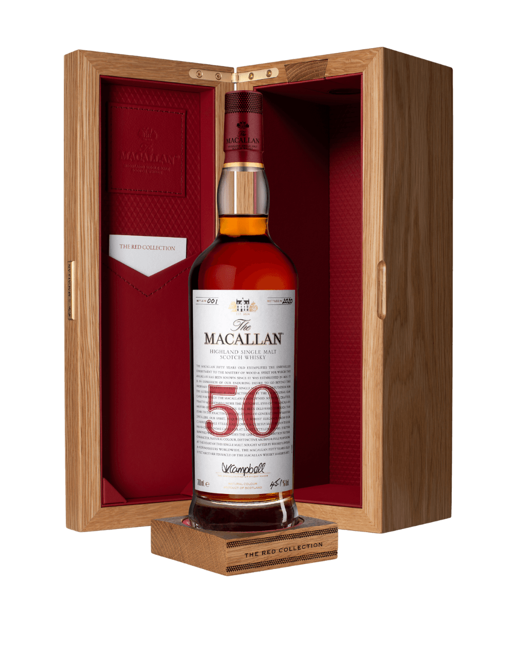 THE MACALLAN RED COLLECTION 50 YEARS OLD
