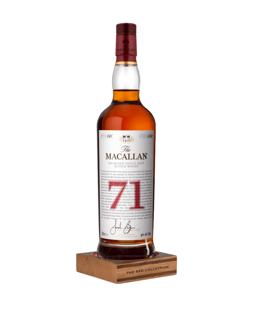 THE MACALLAN RED COLLECTION 71 YEARS OLD