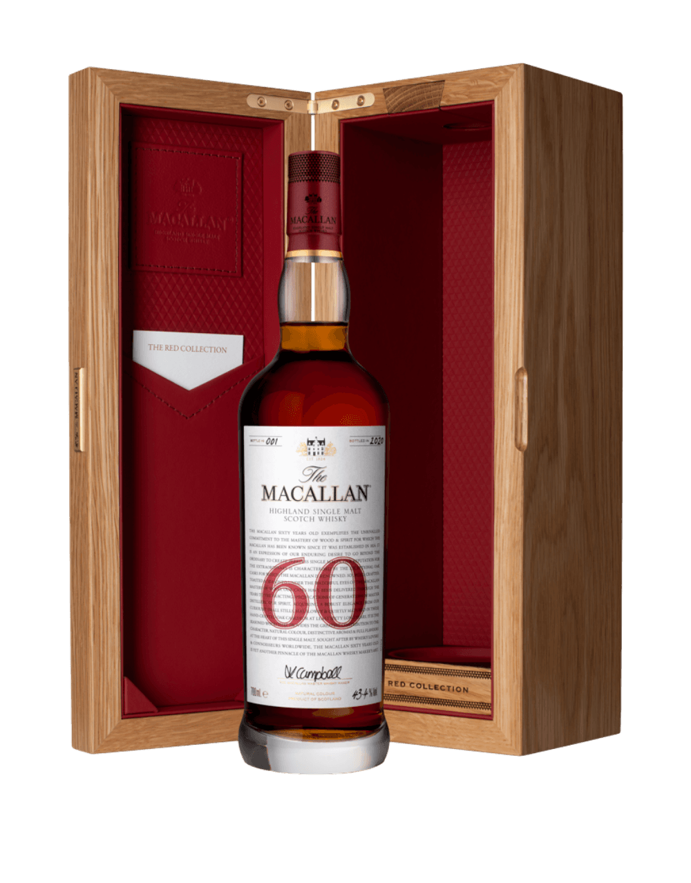 THE MACALLAN RED COLLECTION 60 YEARS OLD