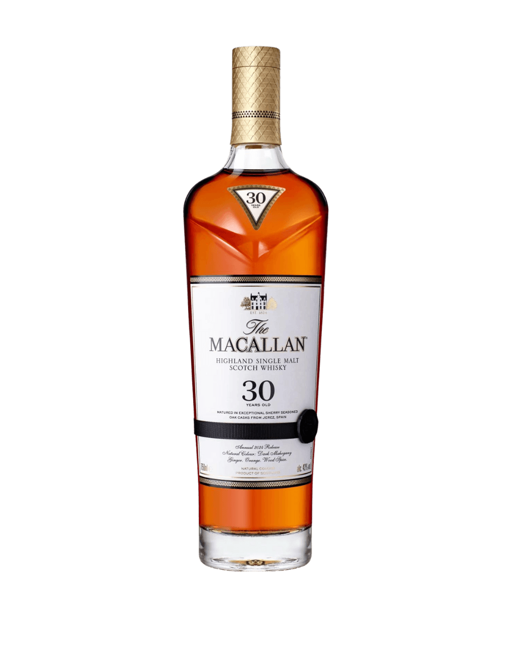 THE MACALLAN SHERRY OAK 30 YEARS OLD SINGLE MALT WHISKY 2025 RELEASE