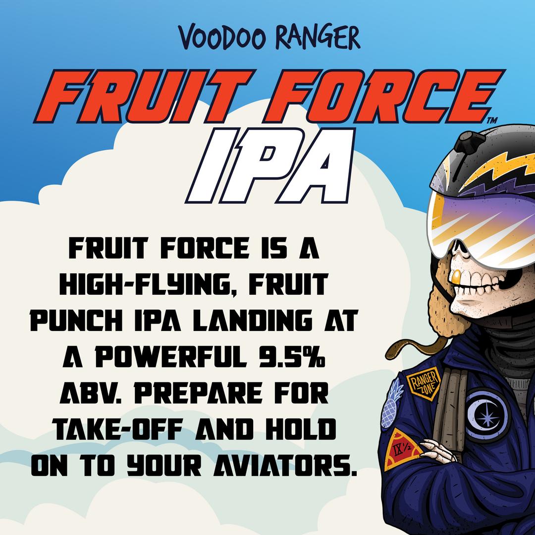 New Belgium India Pale Ale Voodoo Ranger Fruit Force Fruit Punch Ipa