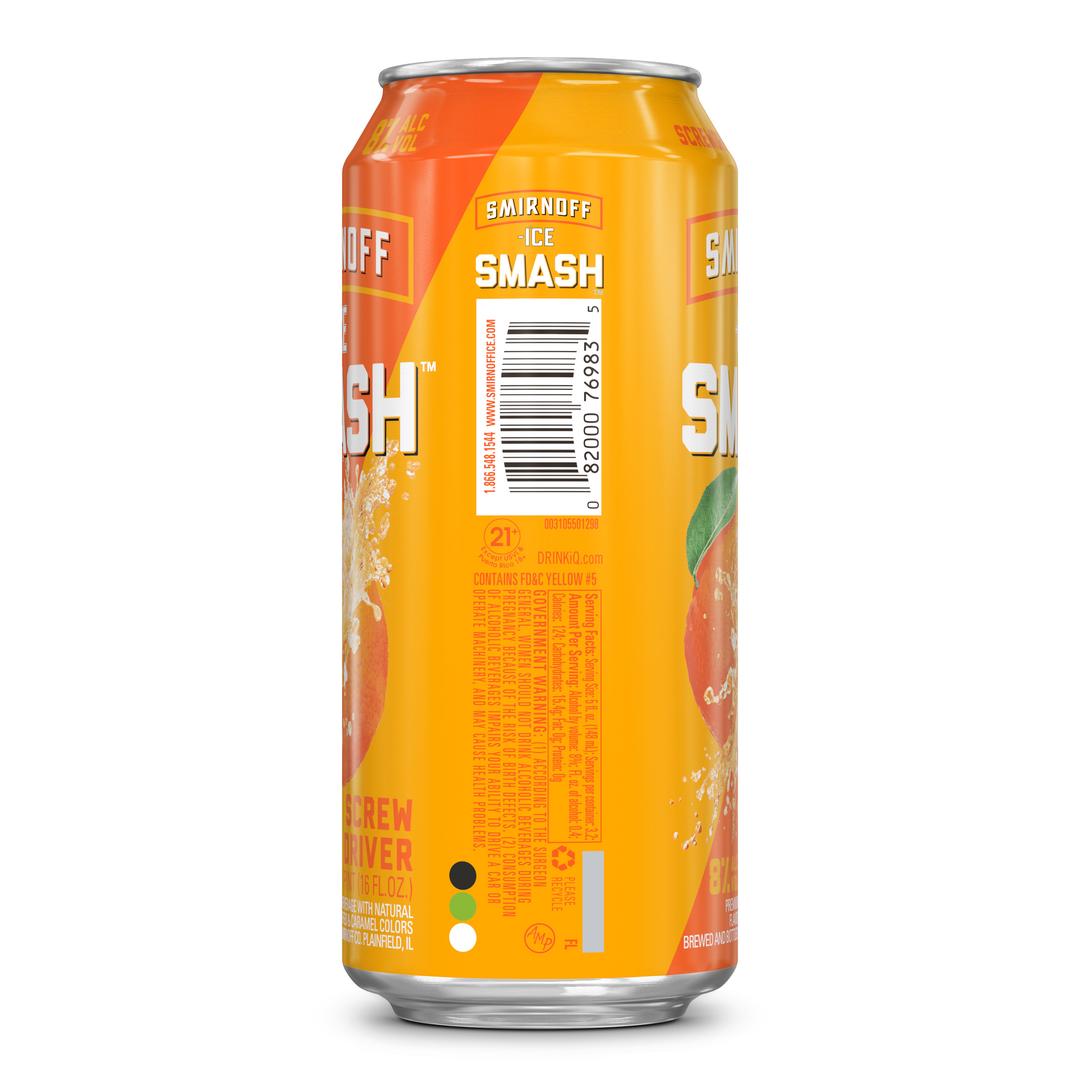 Smirnoff Ice Flavored Malt Beverage Screwdriver Smash