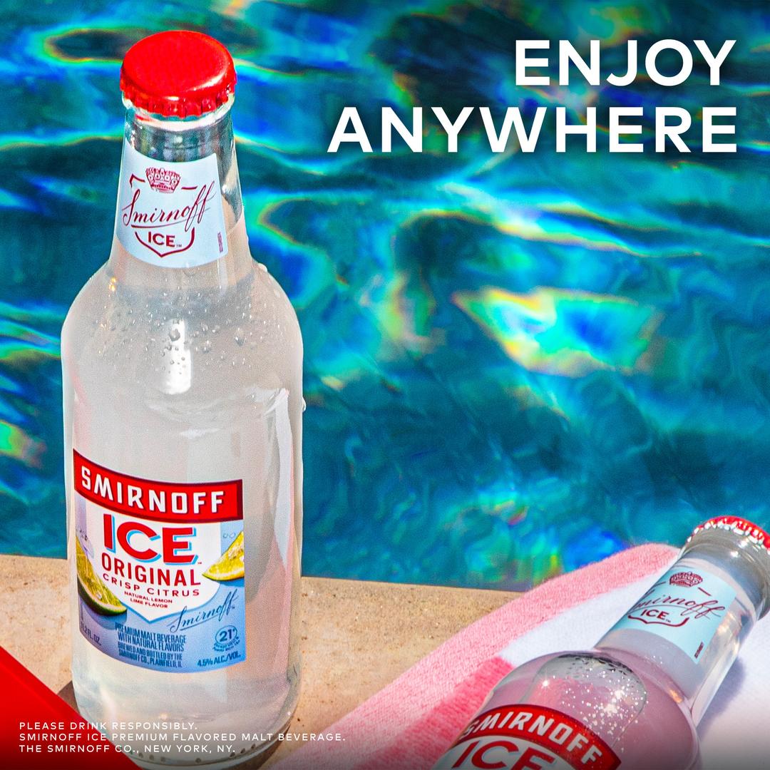 Smirnoff Ice Flavored Malt Beverage Natural Lemon Lime Original