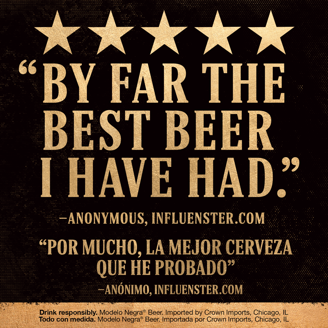 Modelo Amber Lager Negra