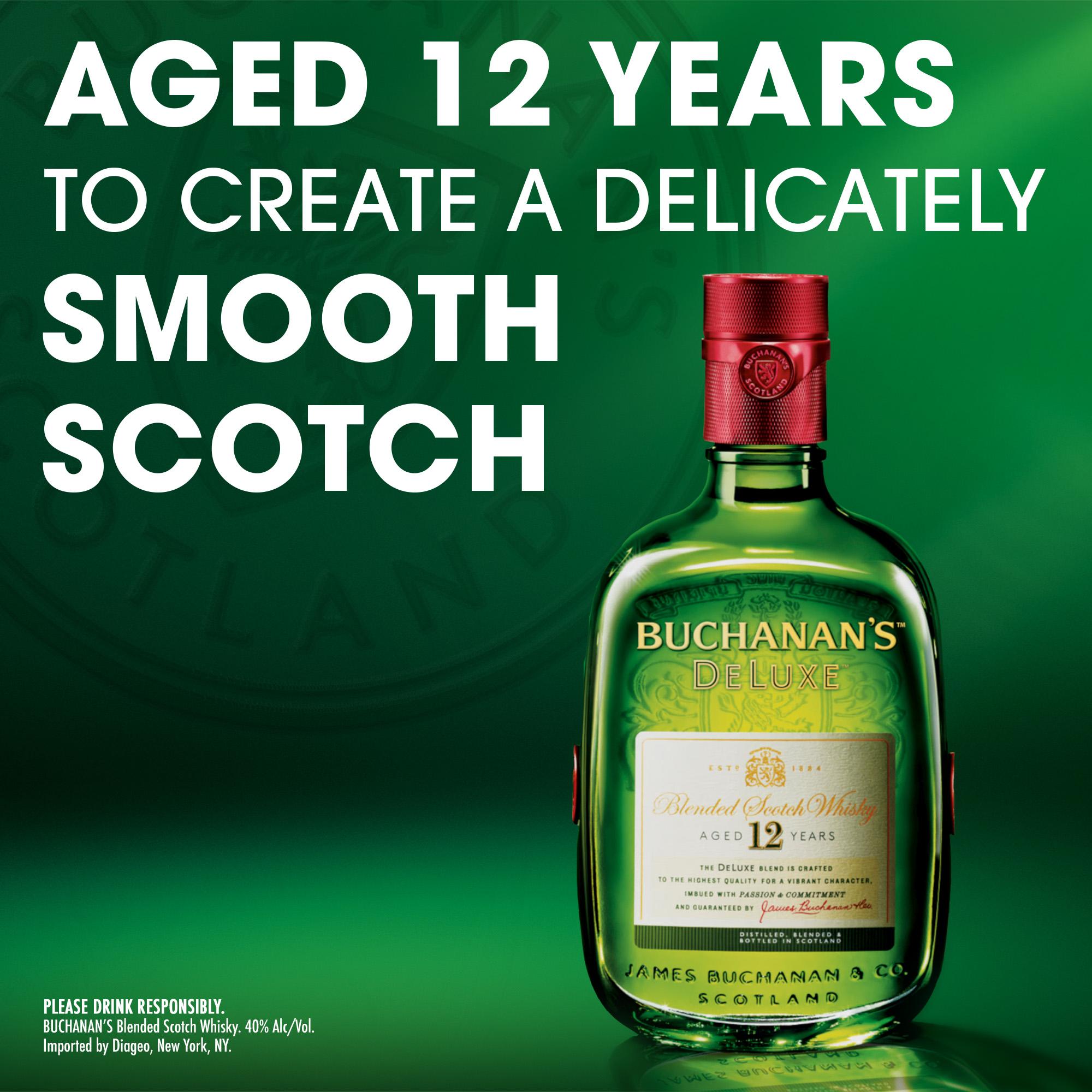 BUCHANAN'S DELUXE BLENDED SCOTCH WHISKEY