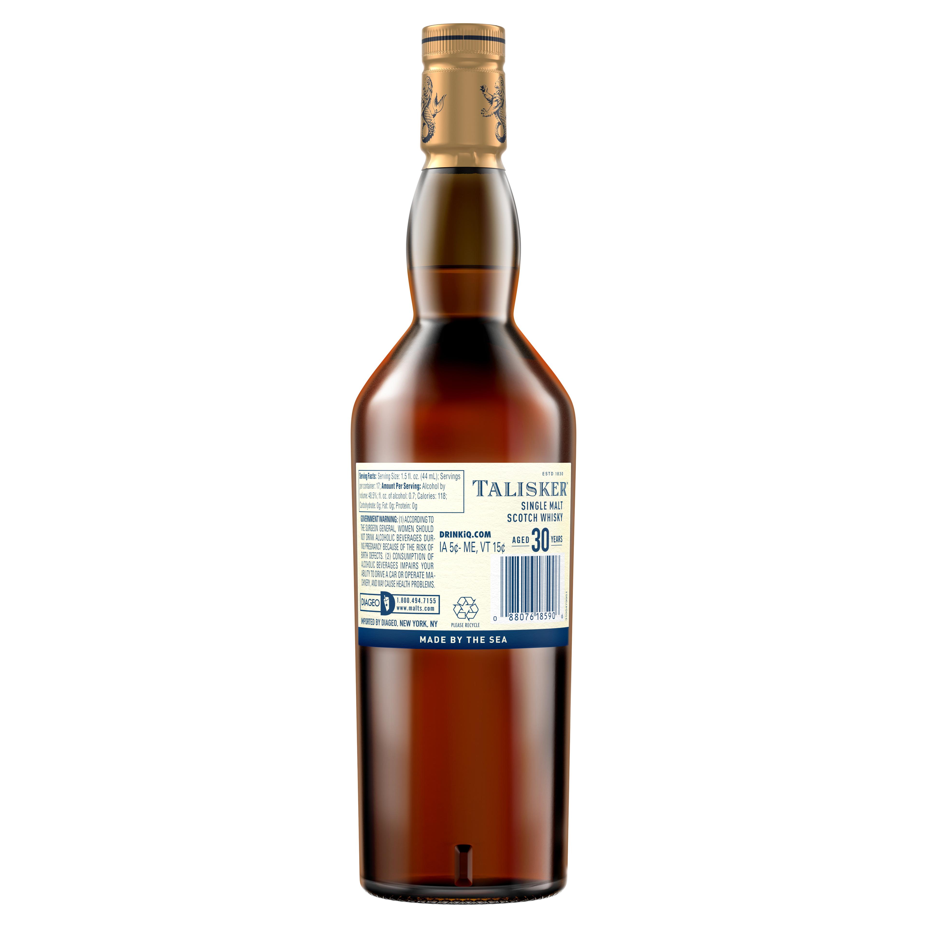 TALISKER 30 YEAR OLD SINGLE MALT SCOTCH WHISKY