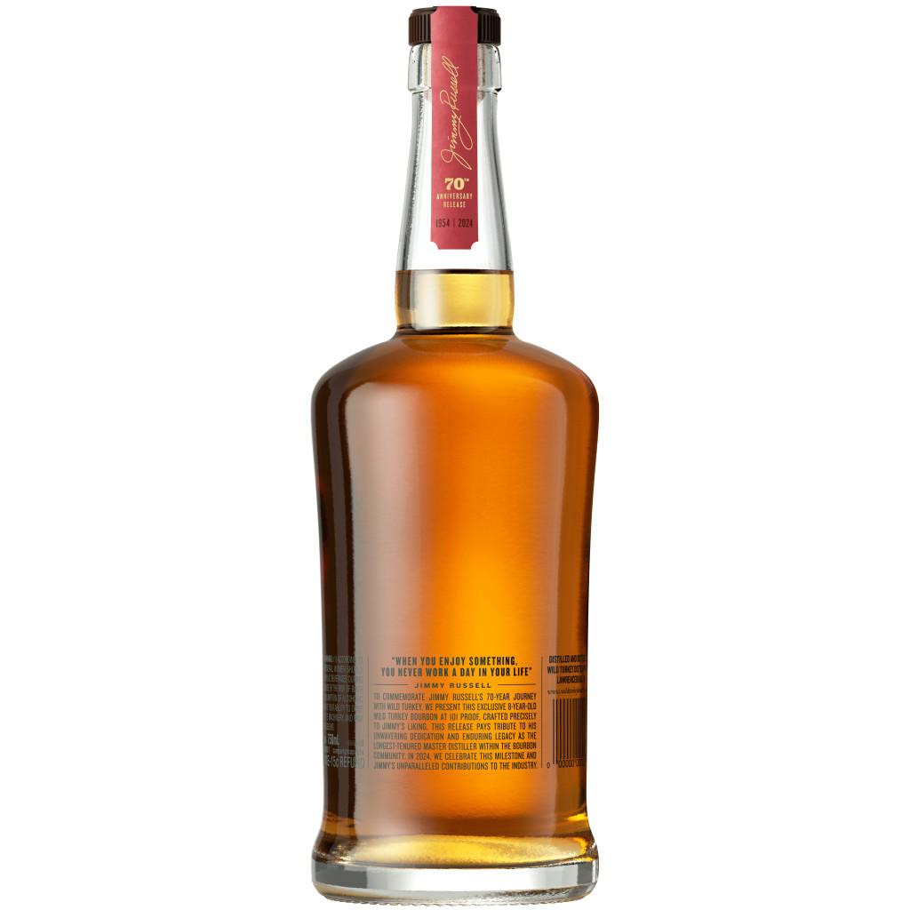 WILD TURKEY JIMMY RUSSELL'S 70TH ANNIVERSARY 8 YEAR OLD