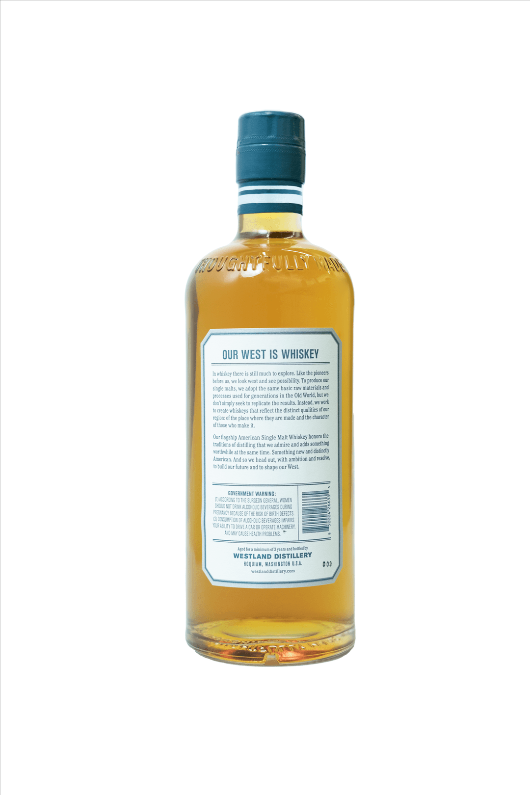 WESTLAND AMERICAN SINGLE MALT WHISKEY