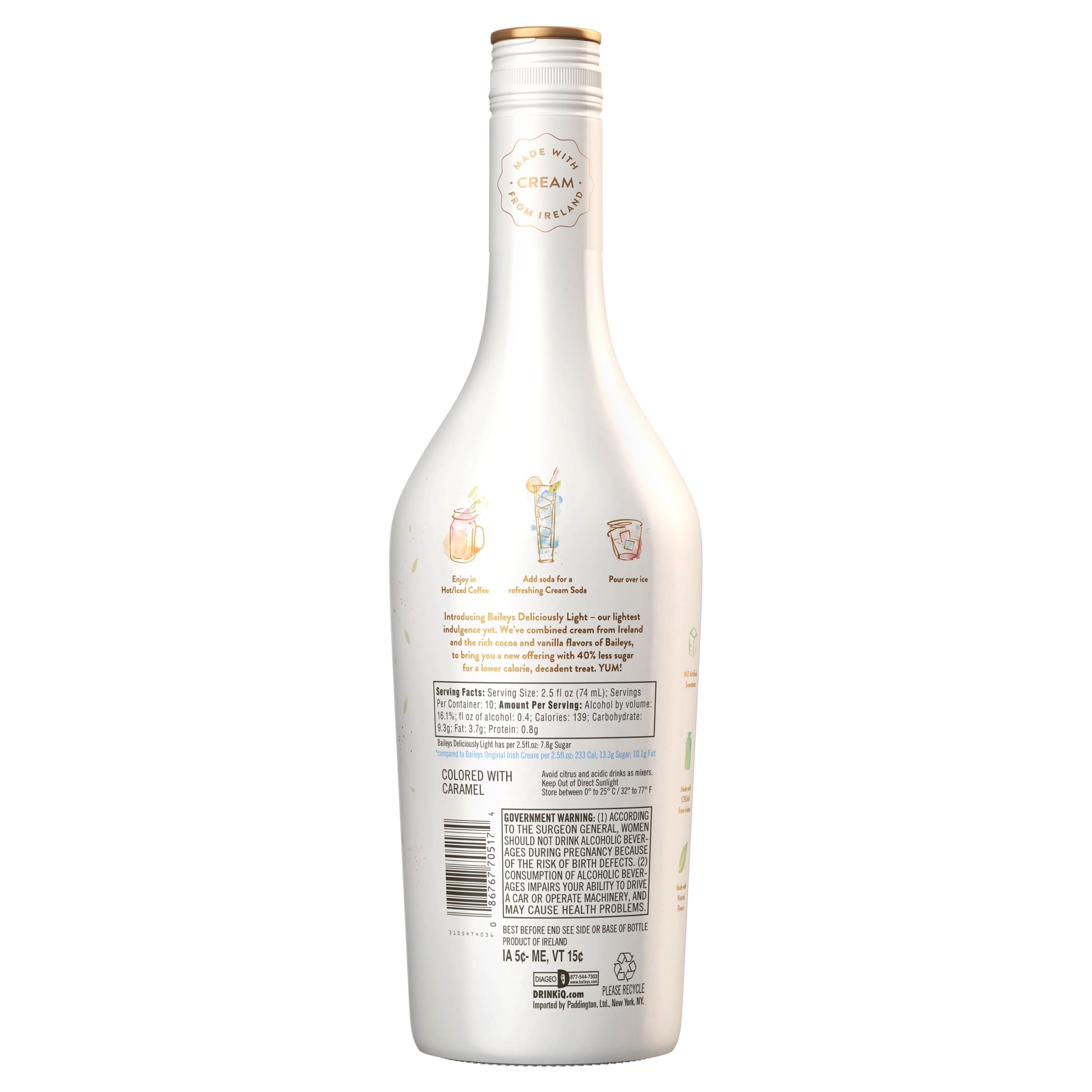 BAILEYS DELICIOUSLY LIGHT LIQUEUR