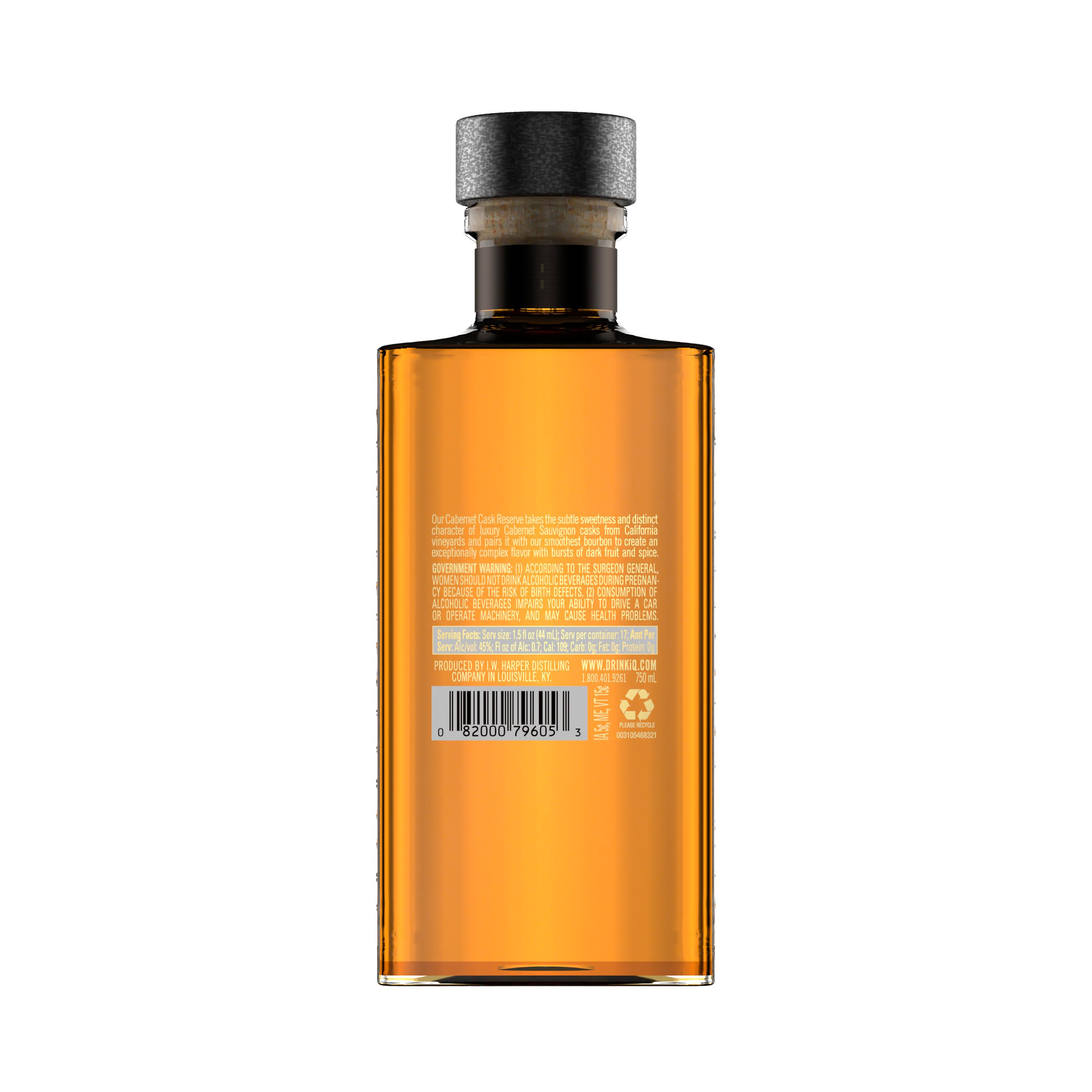 I.W. HARPER CABERNET CASK RESERVE BOURBON WHISKEY