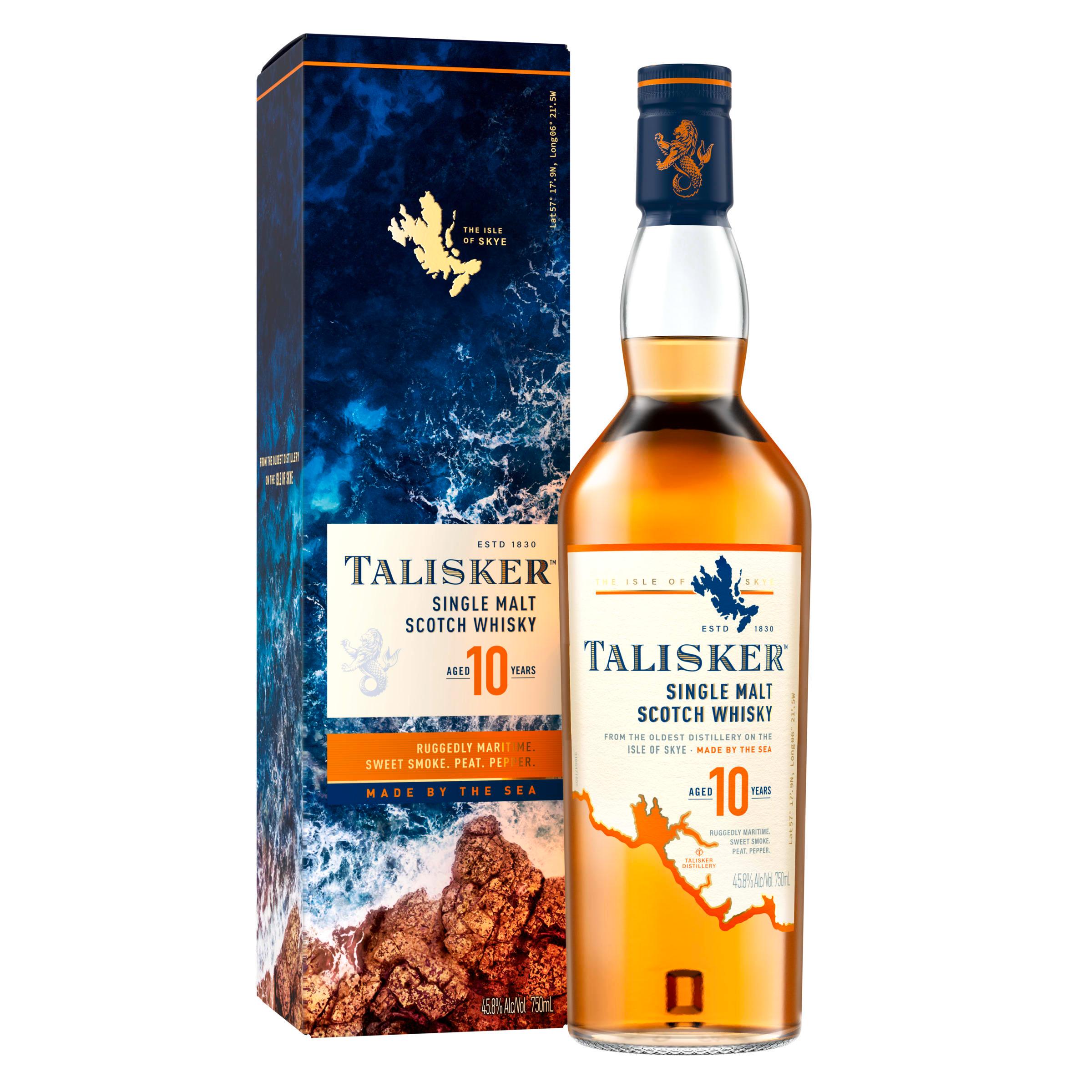 TALISKER 10 YEARS OLD SINGLE MALT WHISKEY