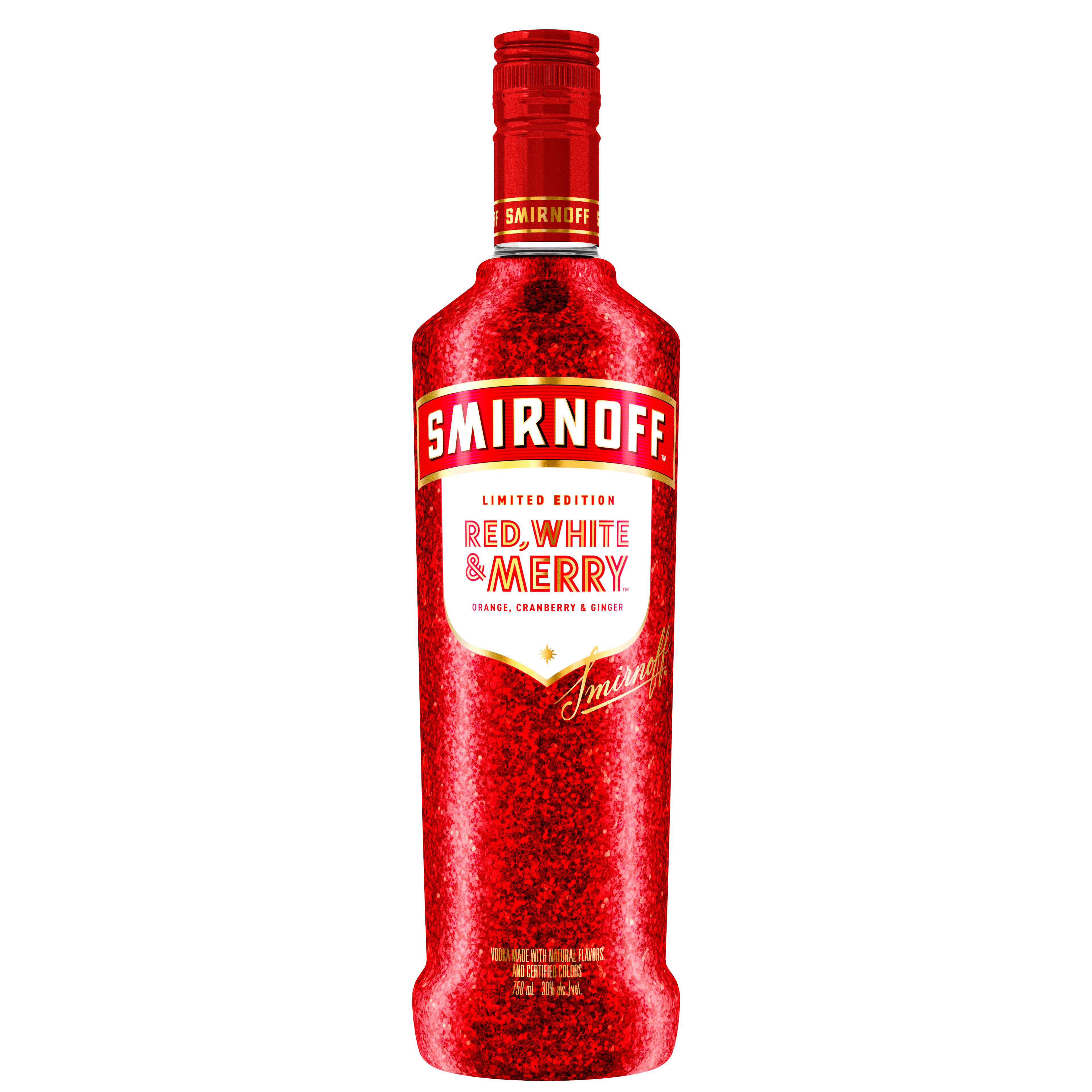 SMIRNOFF RED, WHITE & MERRY ORANGE, CRANBERRY & GINGER HOLIDAY SEASON LIMITED EDITION