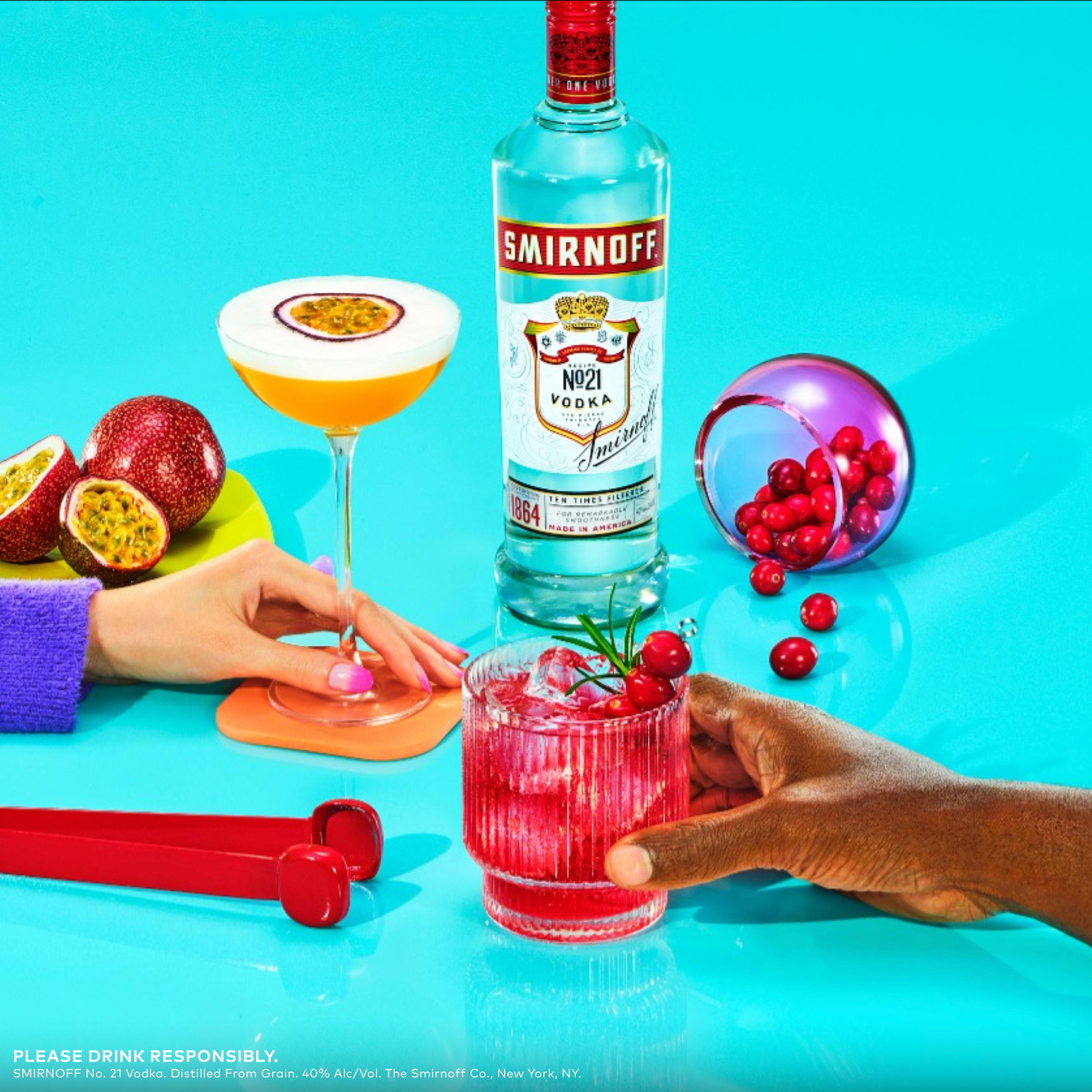 SMIRNOFF NO. 21 80 PROOF VODKA