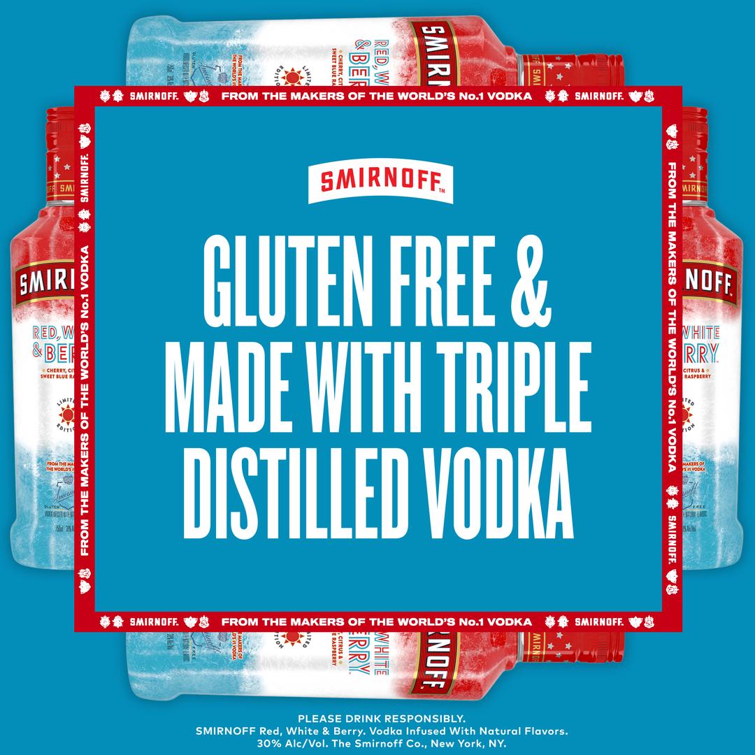 SMIRNOFF RED, WHITE & BERRY VODKA