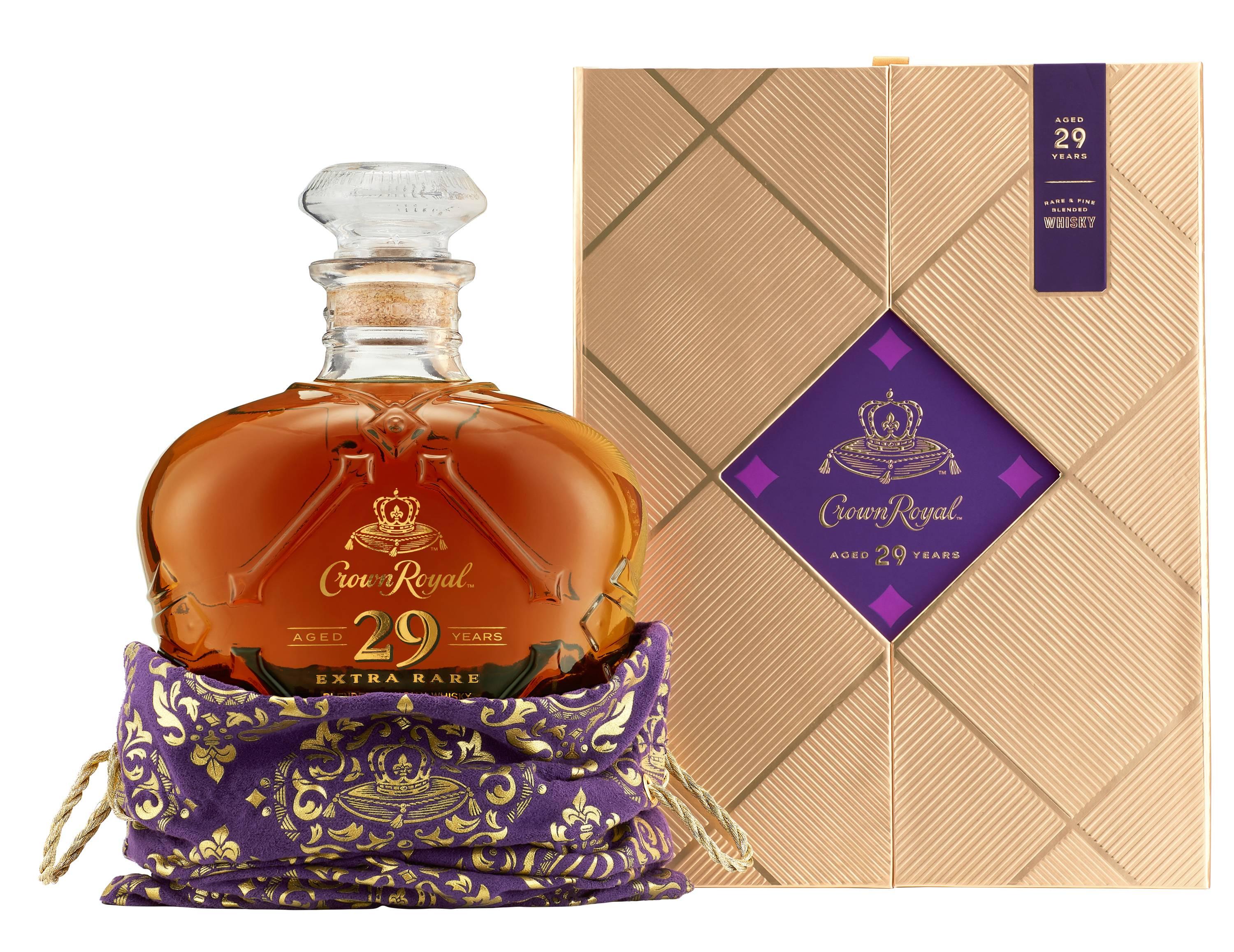 CROWN ROYAL AGED 29 YEARS EXTRA RARE BLENDED CANADIAN WHISKY