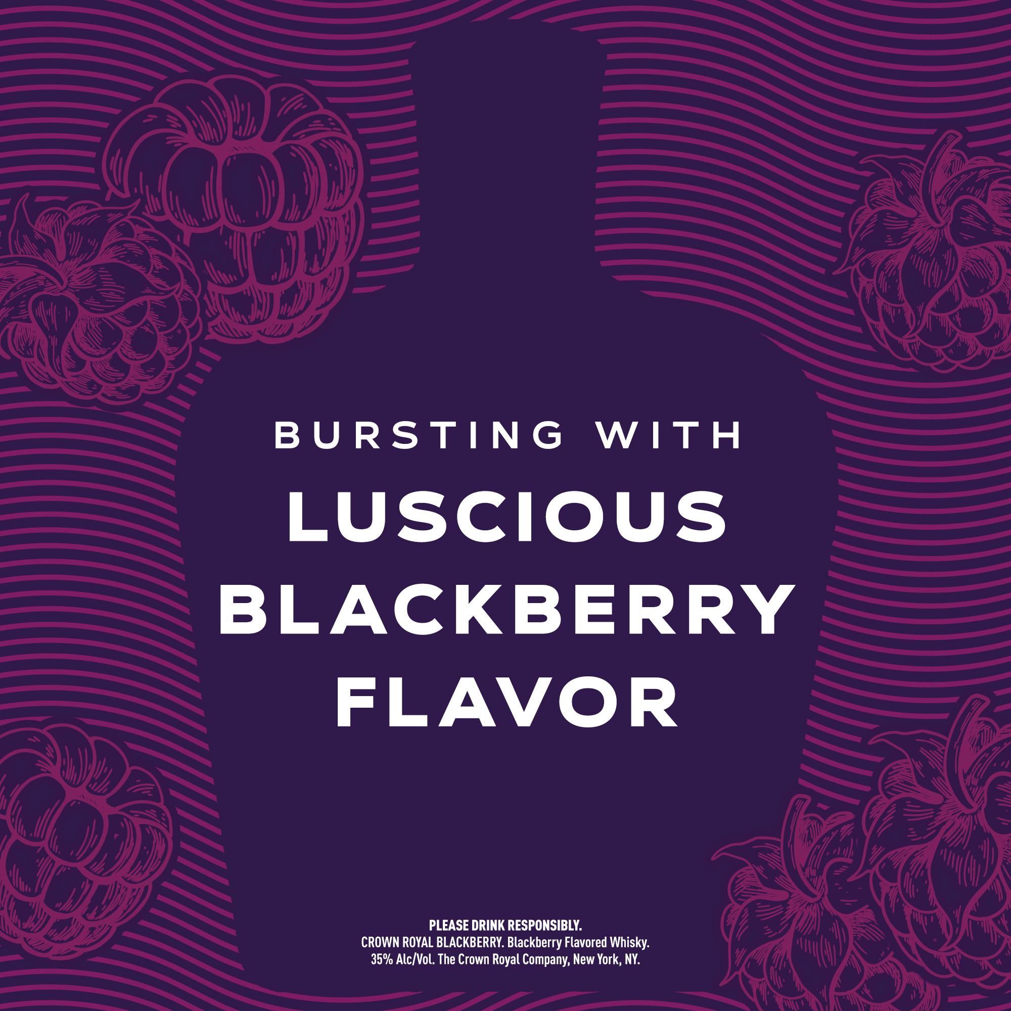 CROWN ROYAL BLACKBERRY FLAVORED WHISKY