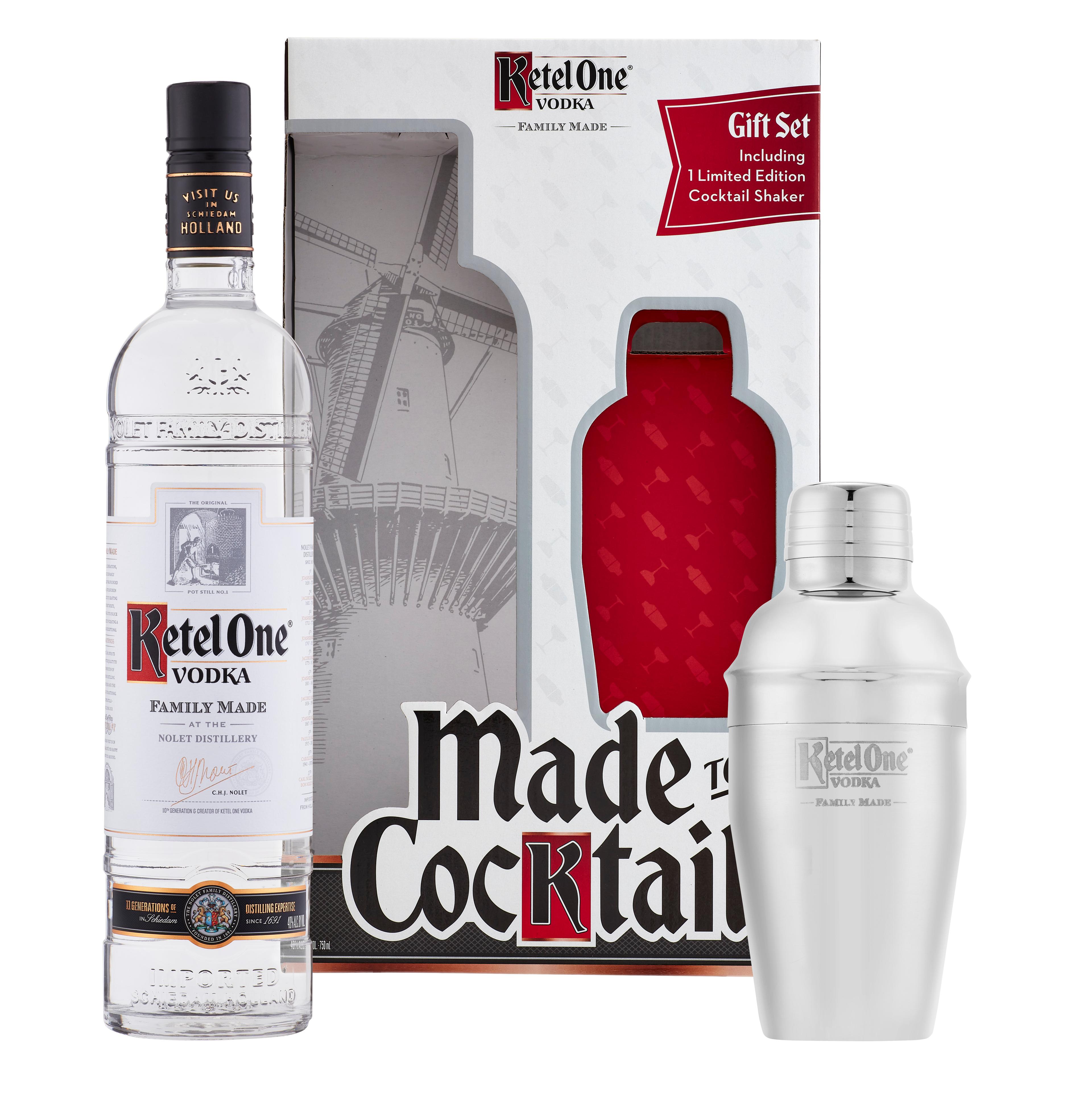 KETEL ONE VODKA WITH COCKTAIL SHAKER