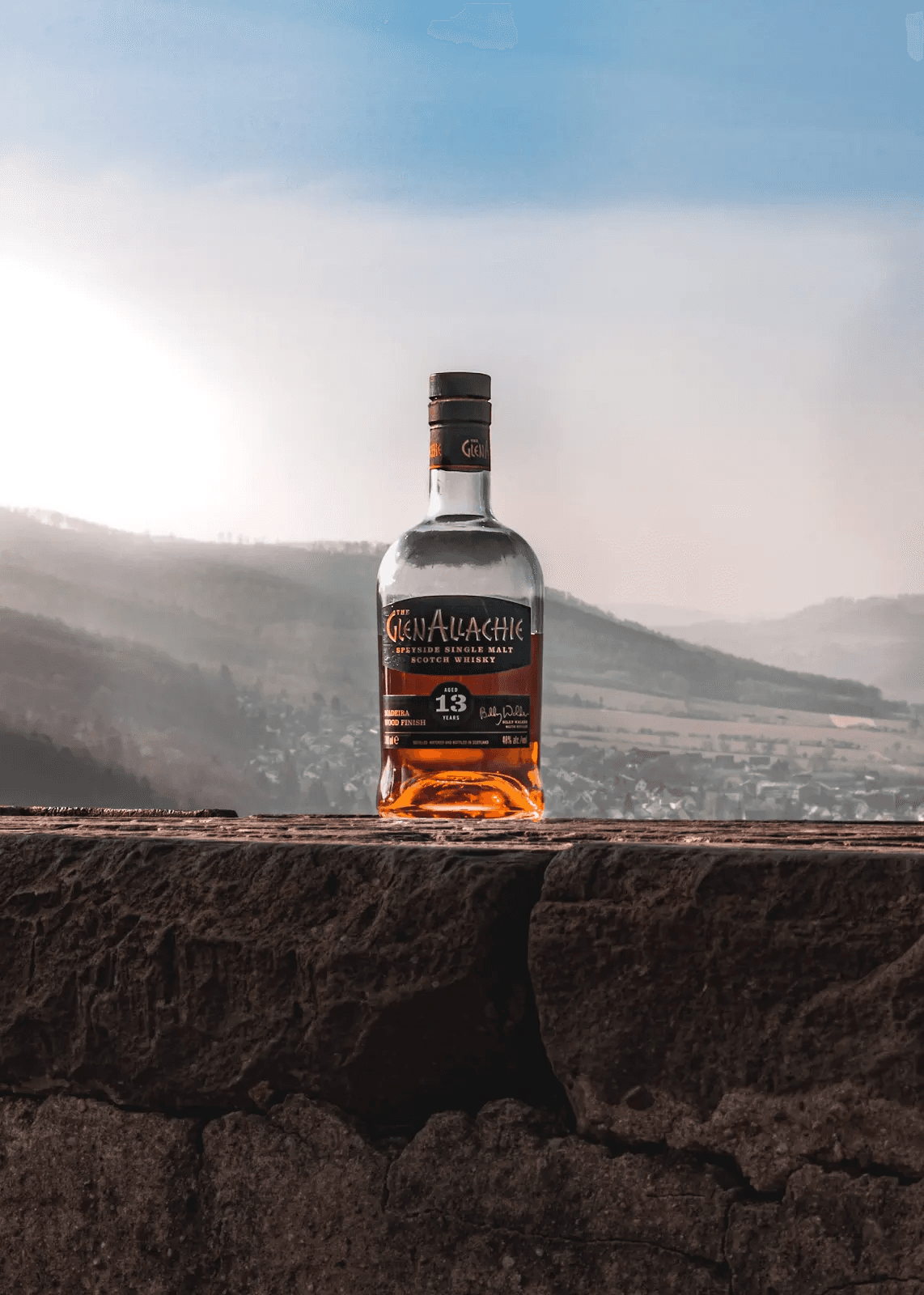 GLENALLACHIE 13 YEAR OLD MADEIRA WOOD FINISH SCOTCH