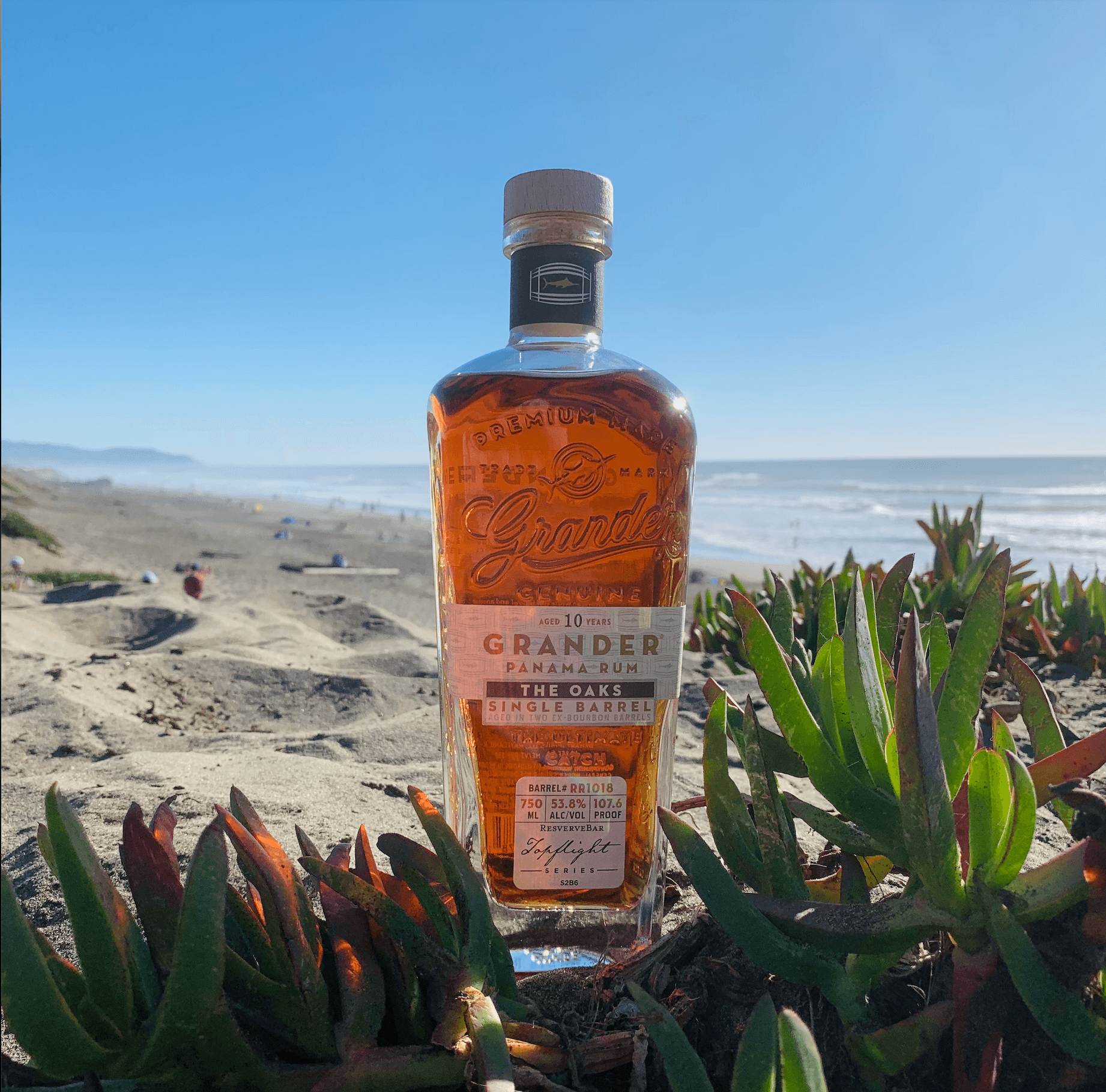 GRANDER RUM 10 YEAR OLD THE OAKS SINGLE BARREL S2B6