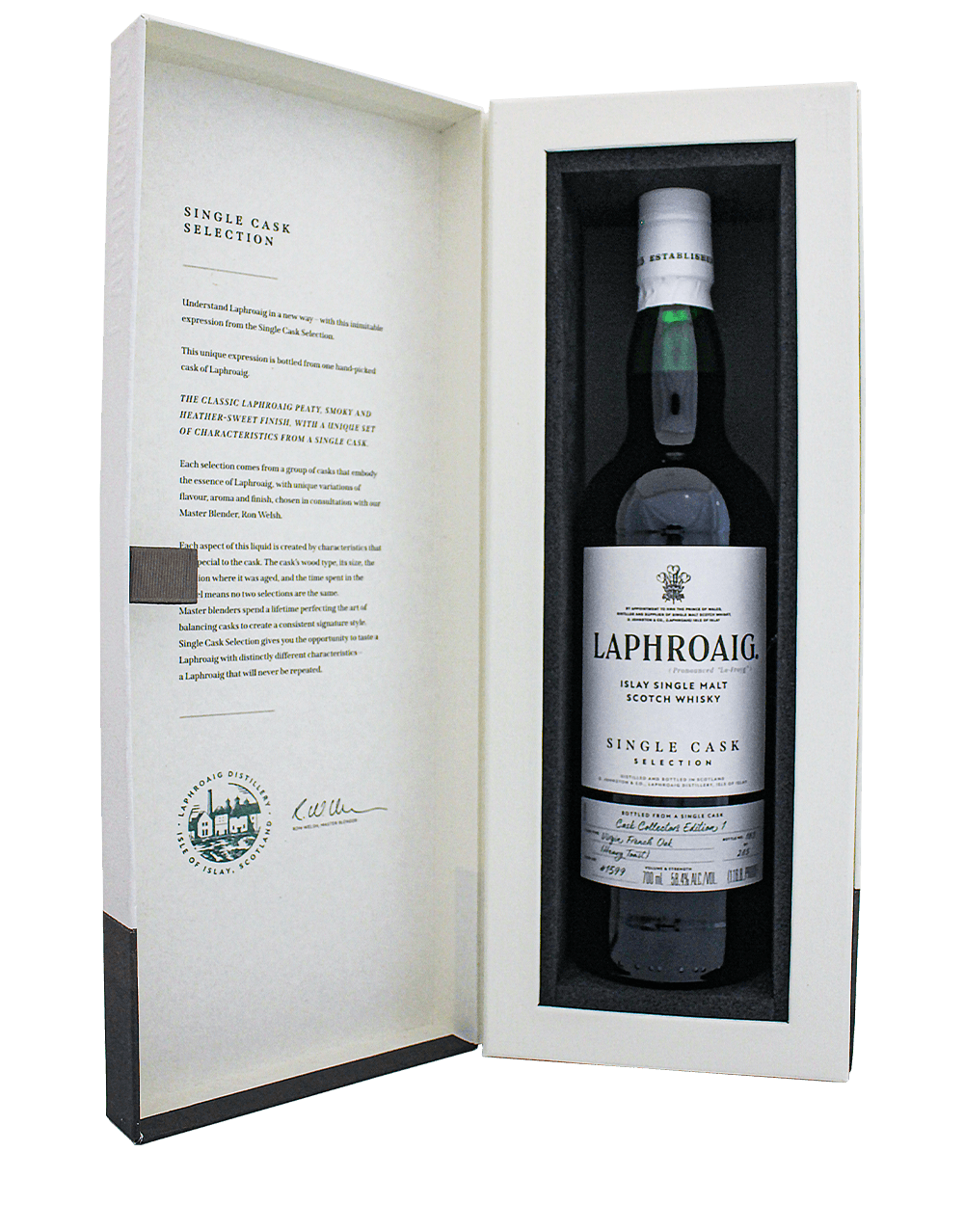 LAPHROAIG 2014 VIRGIN FRENCH OAK SINGLE CASK S0B11