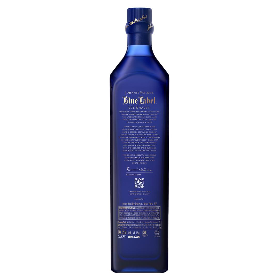 JOHNNIE WALKER BLUE LABEL ICE CHALET LIMITED EDITION BLENDED SCOTCH WHISKY