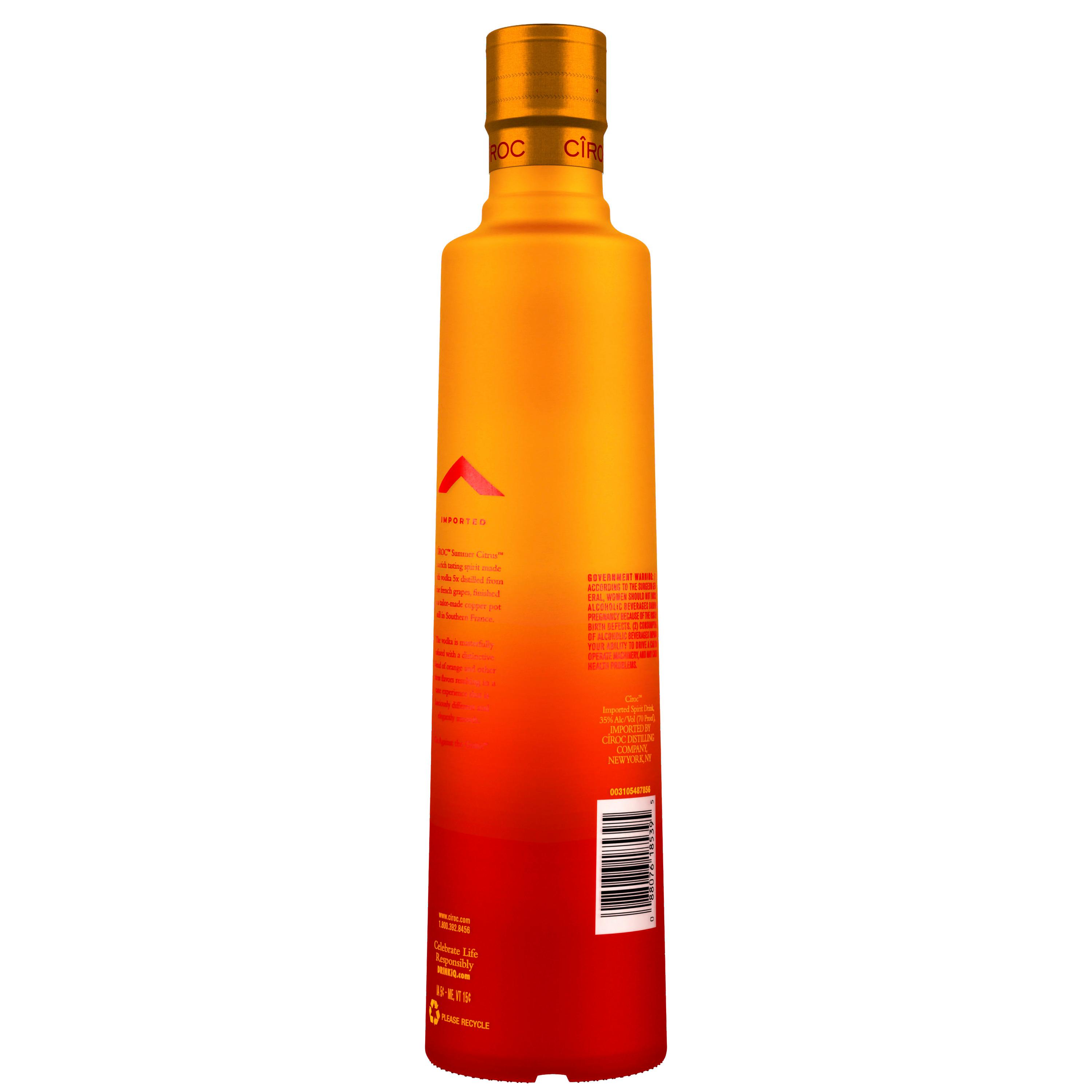 CÎROC SUMMER CITRUS VODKA