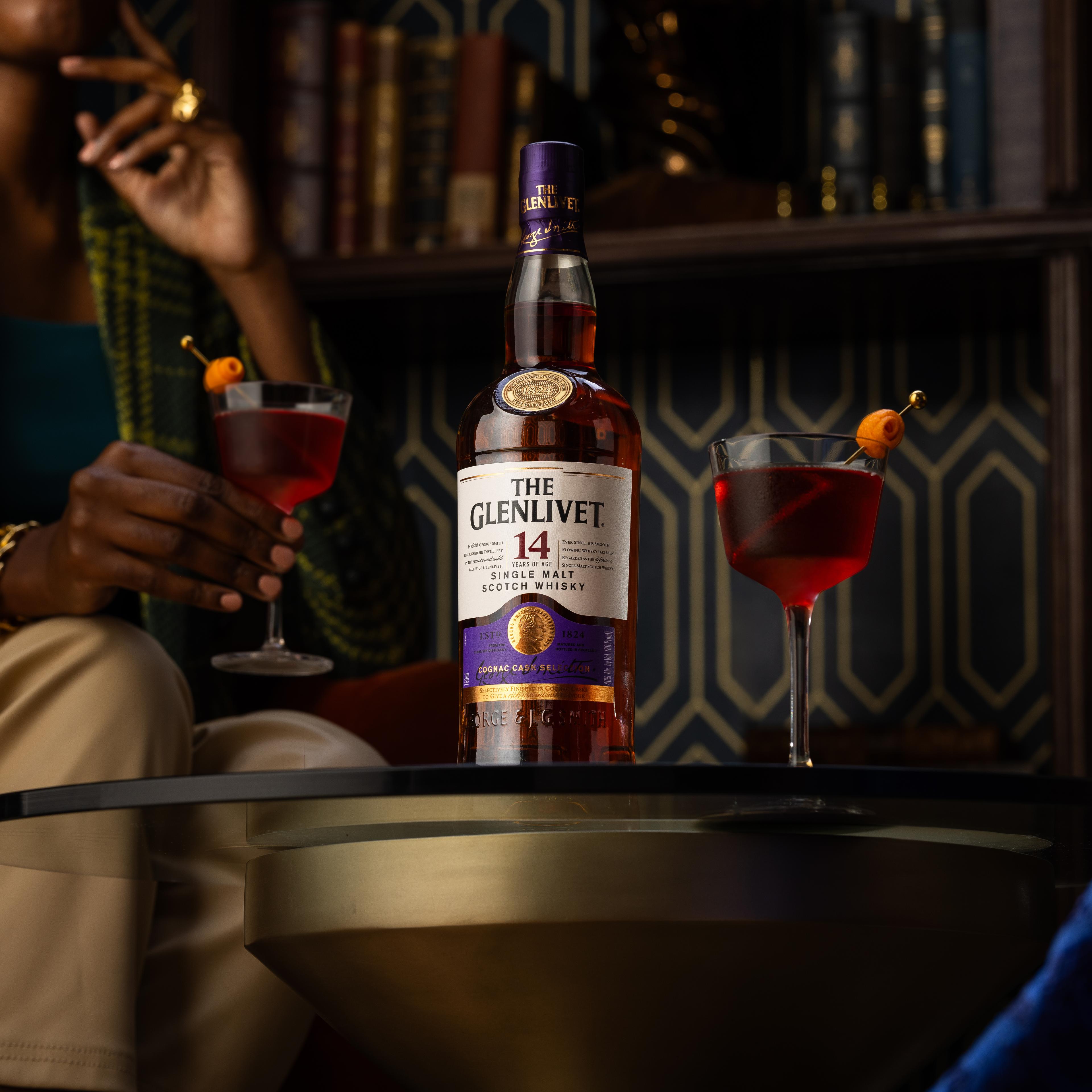 THE GLENLIVET SINGLE MALT SCOTCH WHISKY 14 YEAR OLD